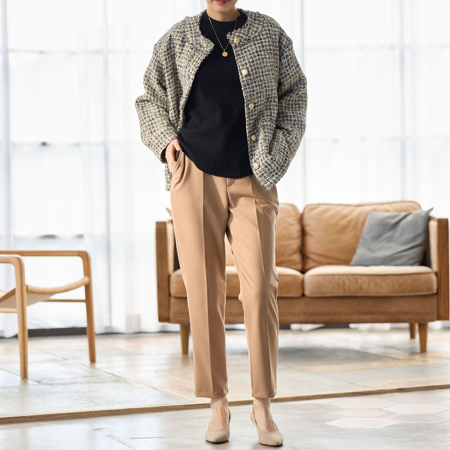 【Insta Live】TAKUMIBA ウーリッチウォーム 前ポケットクロプトテーパードパンツ - 画像27