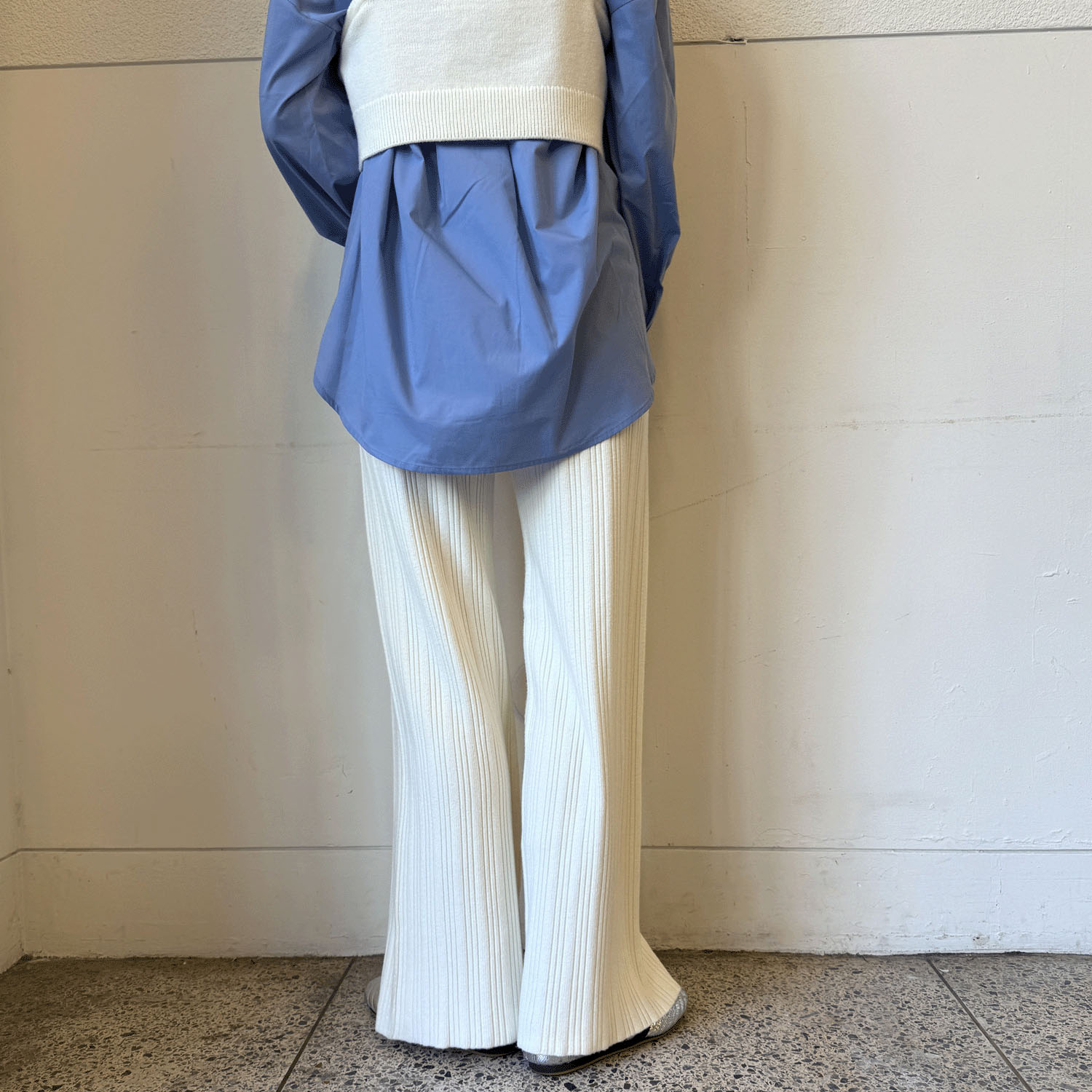 【Insta Live】ニットリブワイドパンツ - 画像9