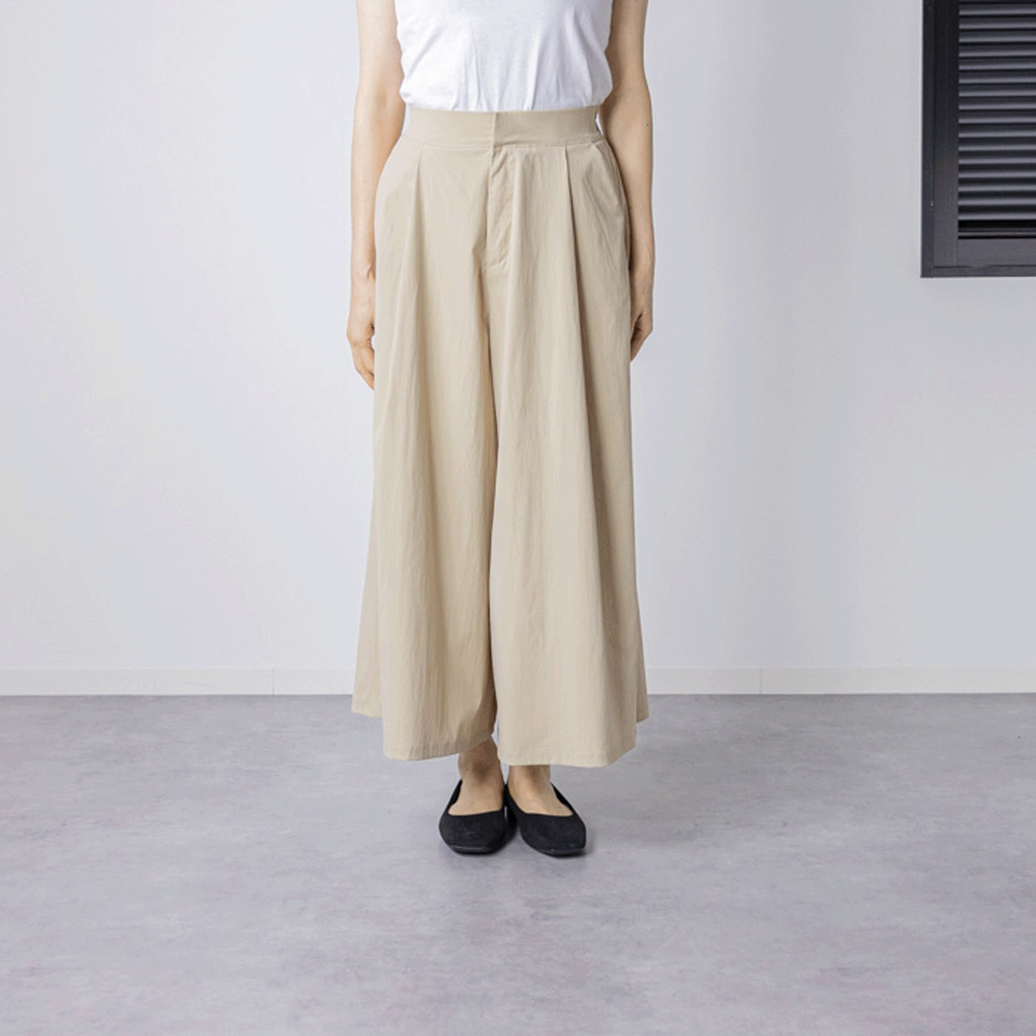 キュロットタックガウチョパンツ - 画像2