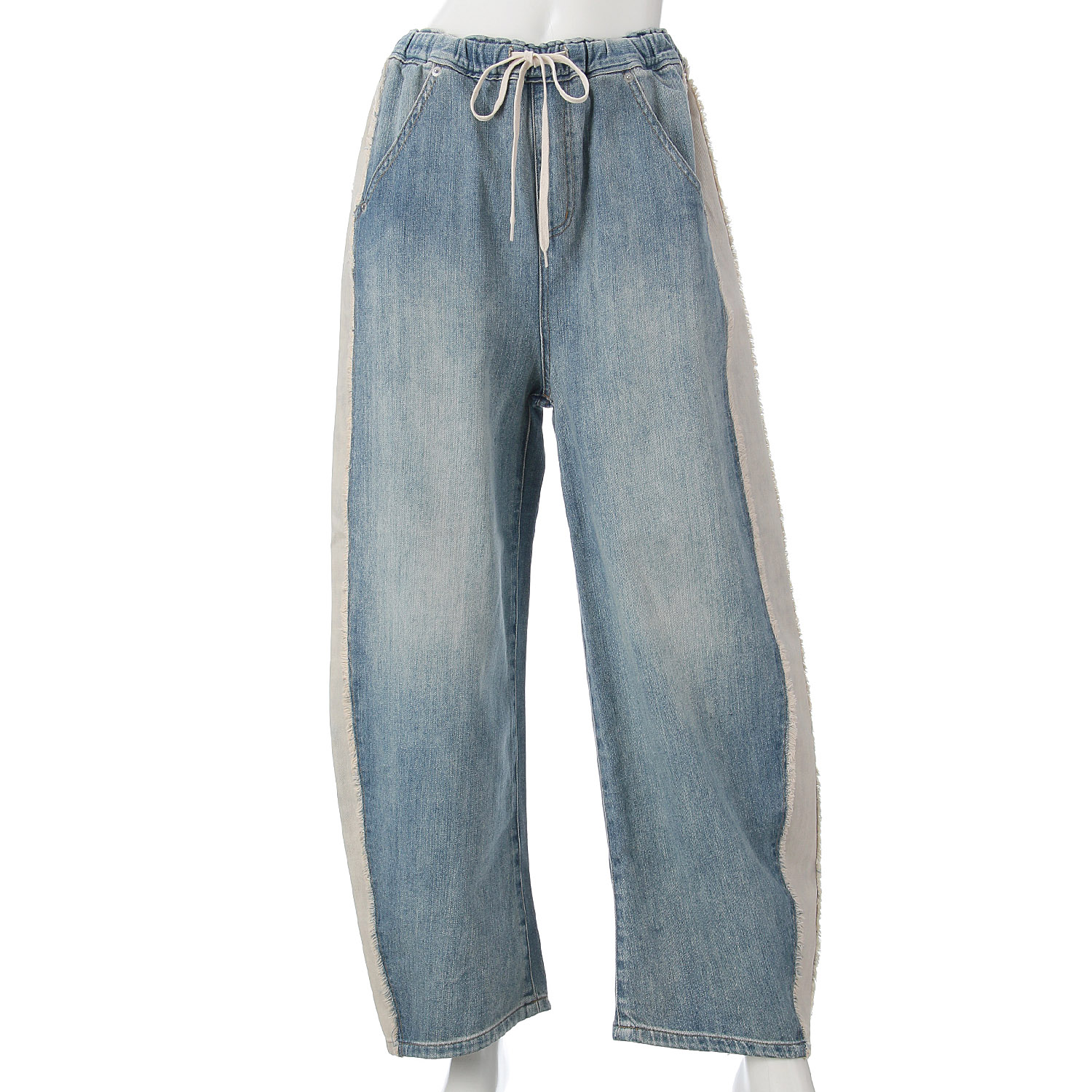 【Insta Live】CAMEL ROAD サイドカット配色カーブイージーパンツ - 画像10