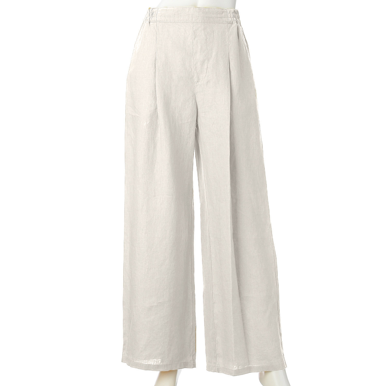 JEUNE ET JOYEUX フレンチリネンワイドパンツ 73丈 - 画像7