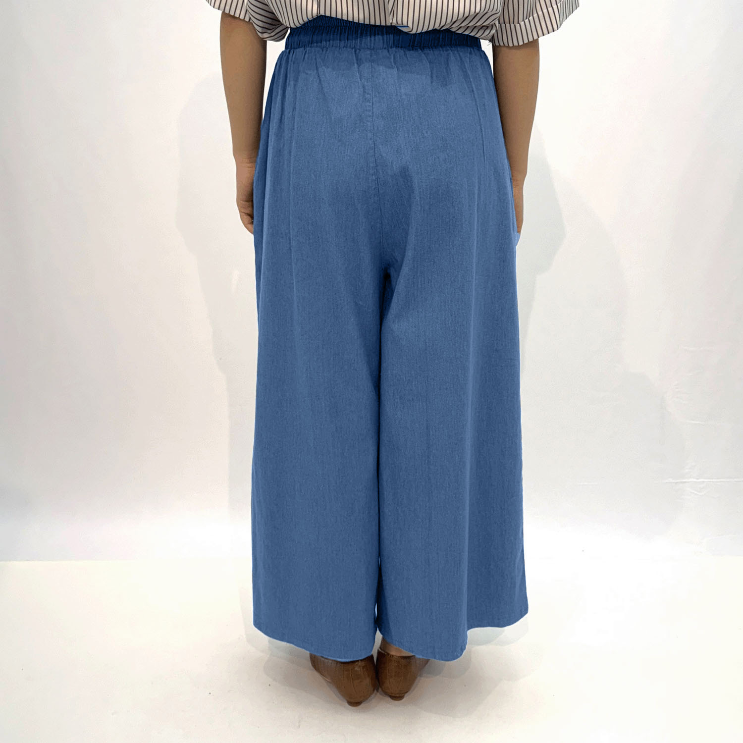 ストレッチデニムワイドマリンパンツ - 画像6