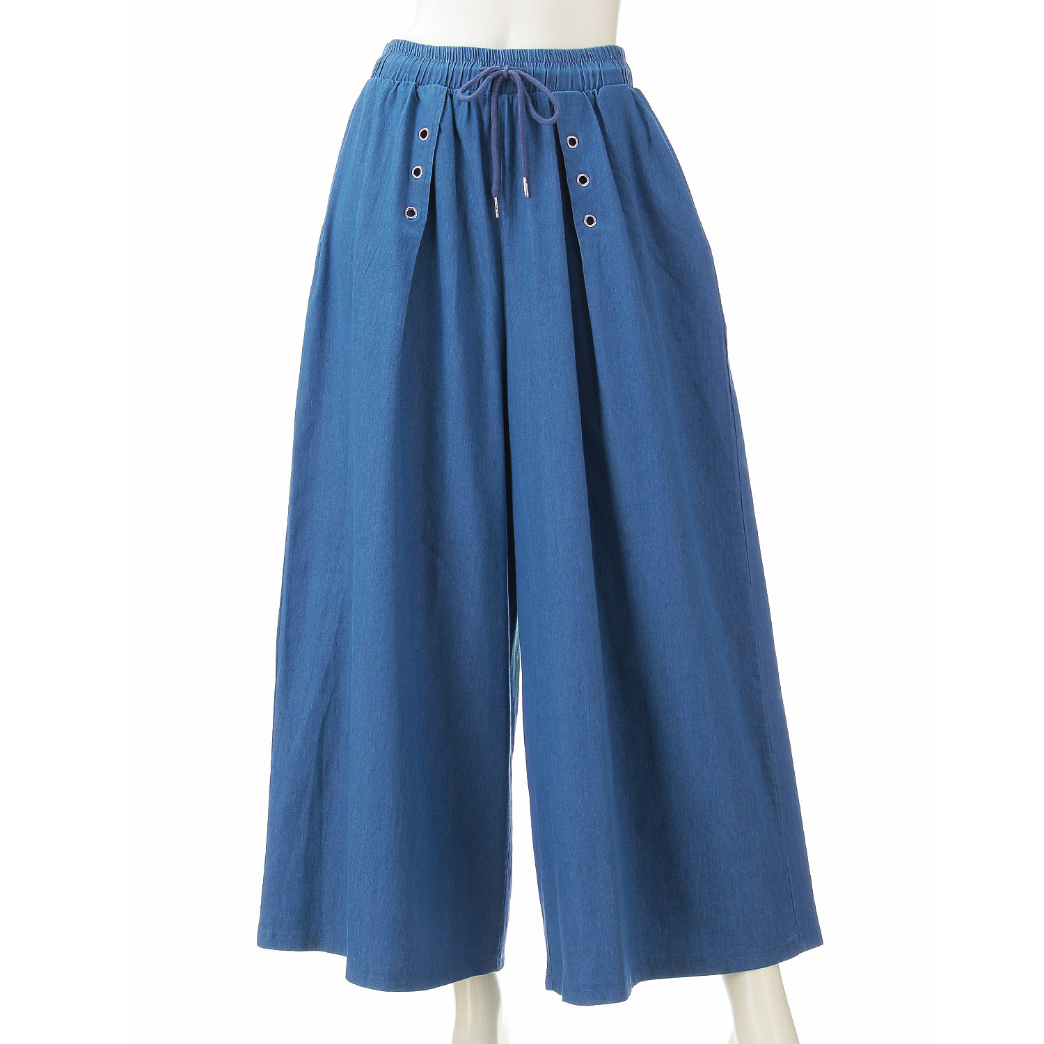 ストレッチデニムワイドマリンパンツ - 画像7