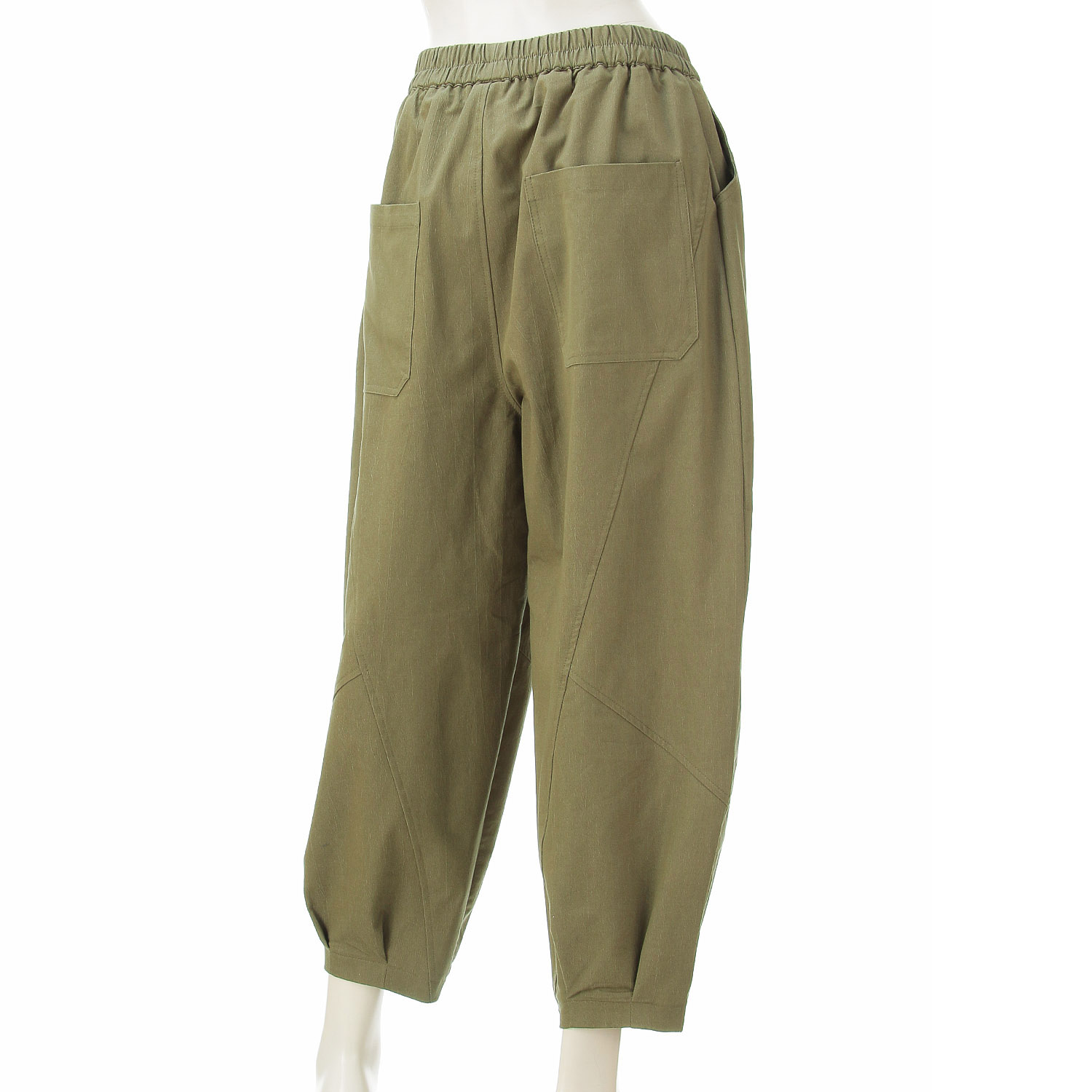 綿混クリンクルコクーンパンツ - 画像9