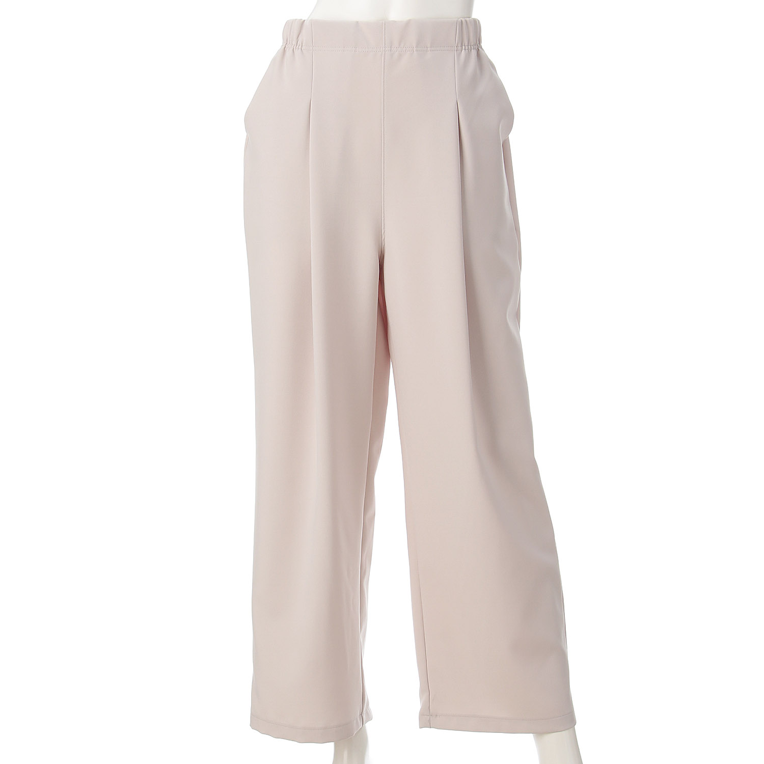 ソフトストレッチ タックワイドパンツ - 画像9