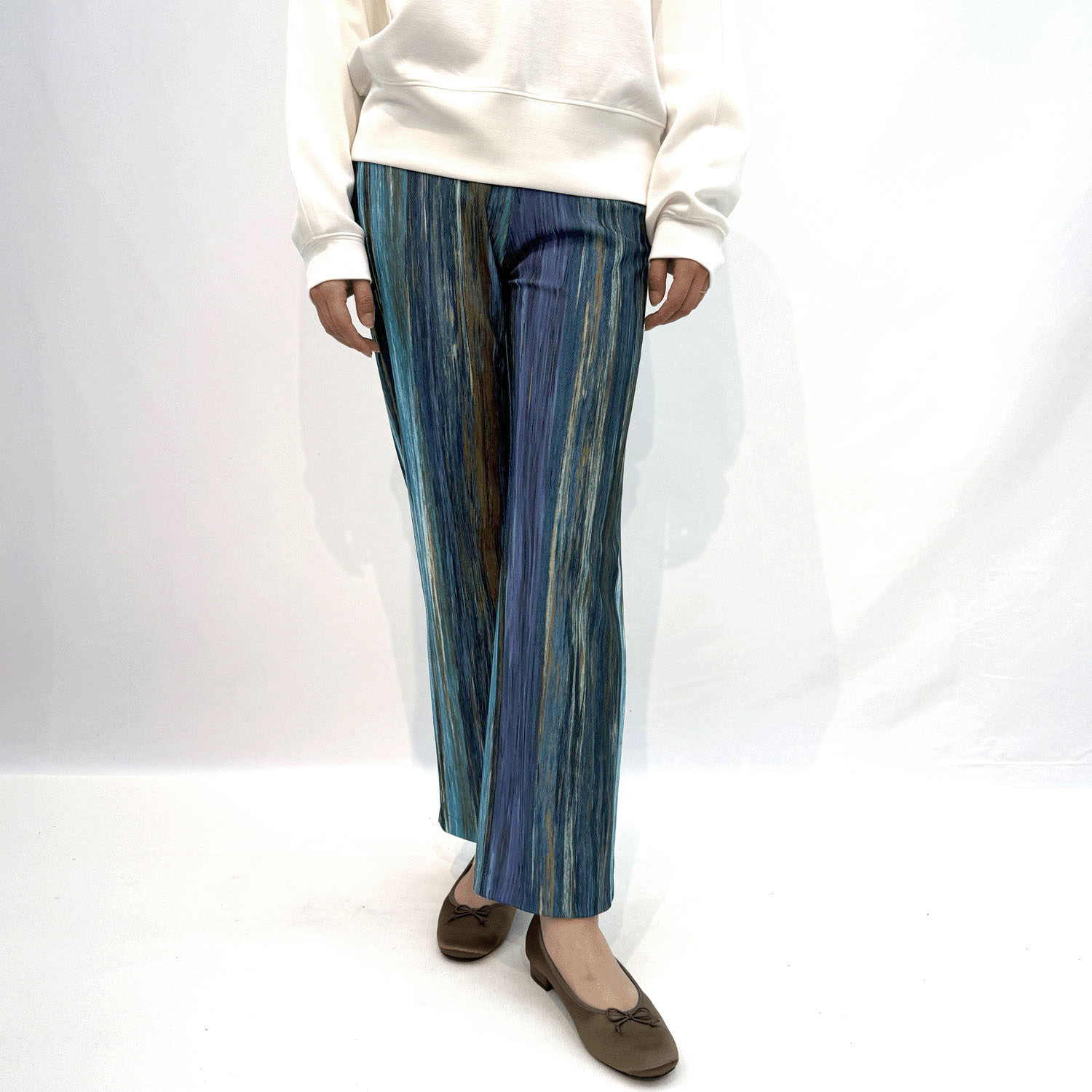 メッシュハイテンション スペインストライプパンツ