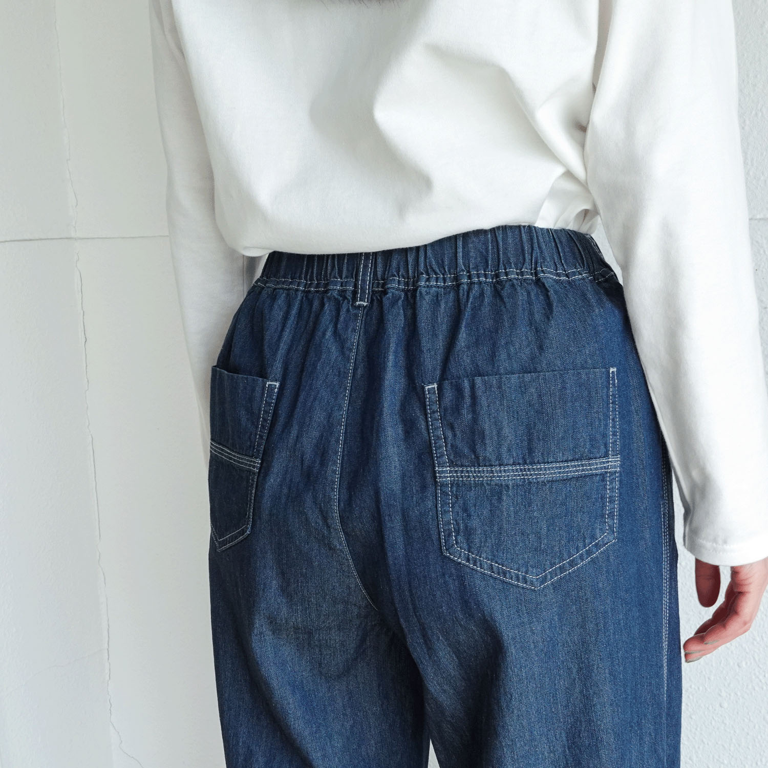 【Insta Live】リヨセルデニム ワイドパンツ - 画像4
