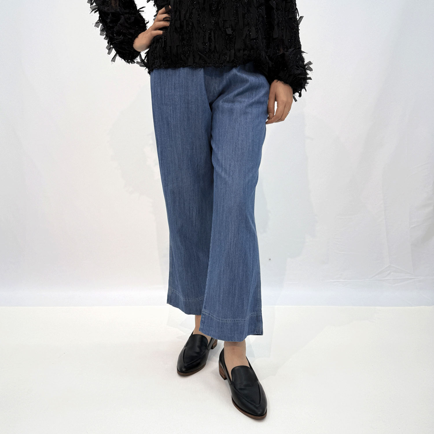 【Insta Live】リヨセルデニム ワイドパンツ - 画像6