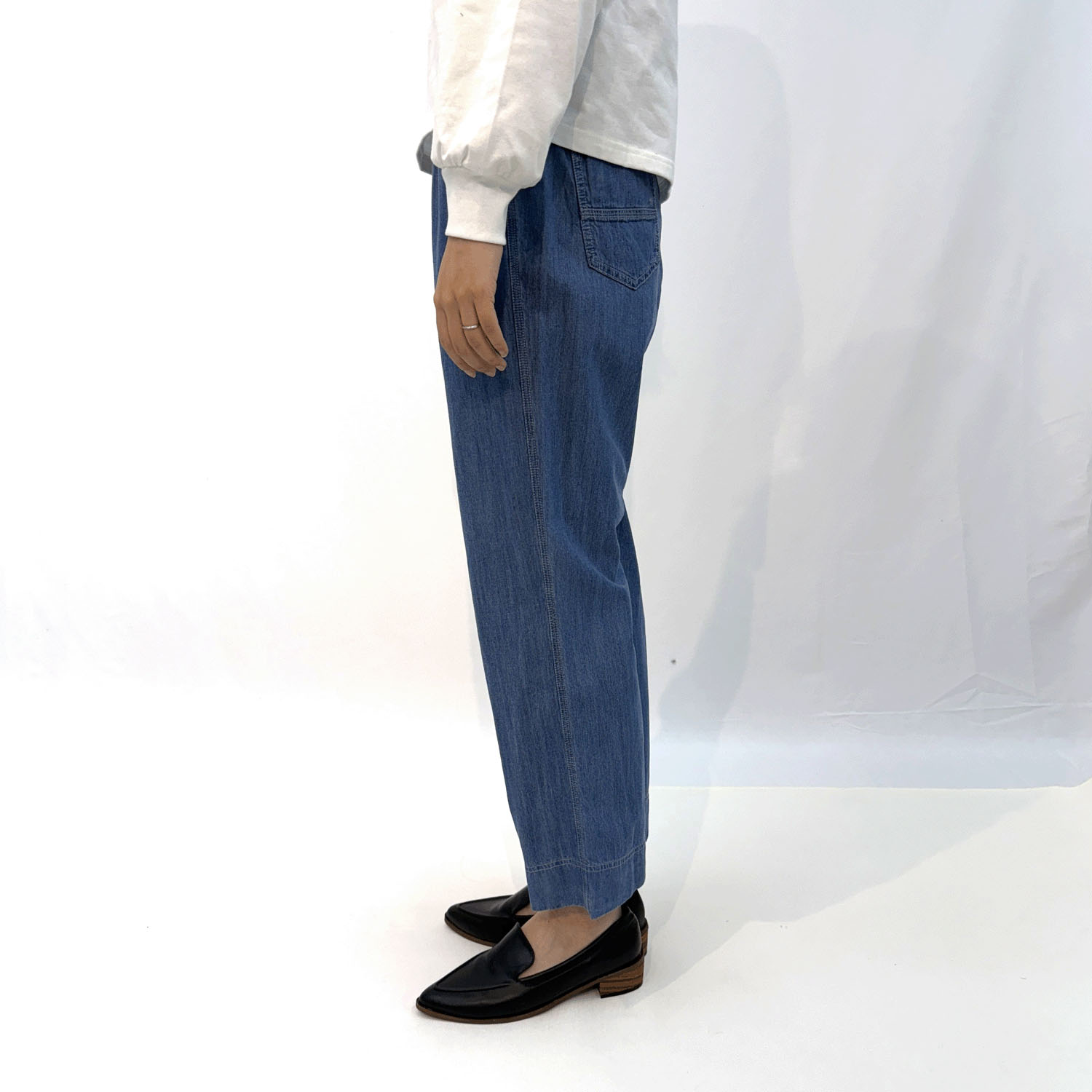 【Insta Live】リヨセルデニム ワイドパンツ - 画像7