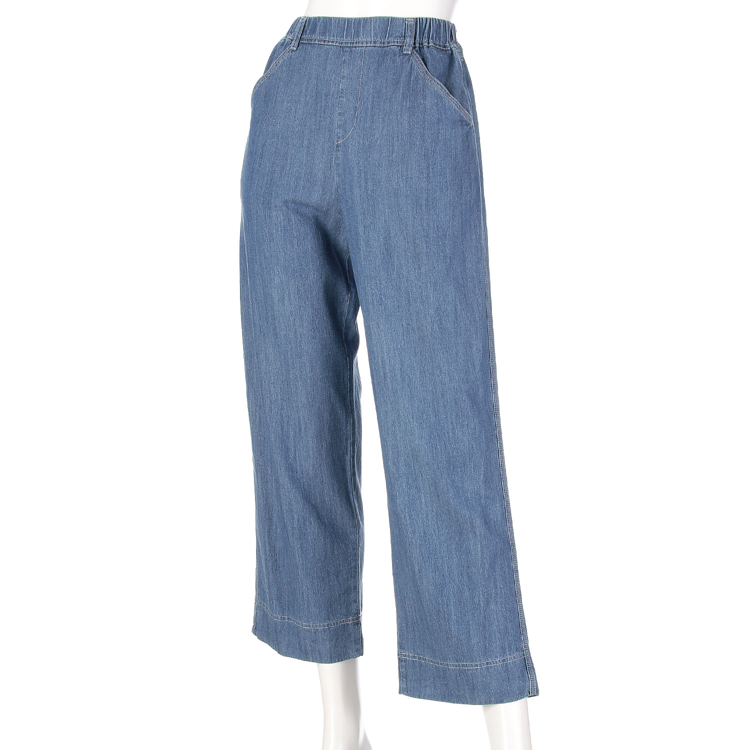 【Insta Live】リヨセルデニム ワイドパンツ - 画像9