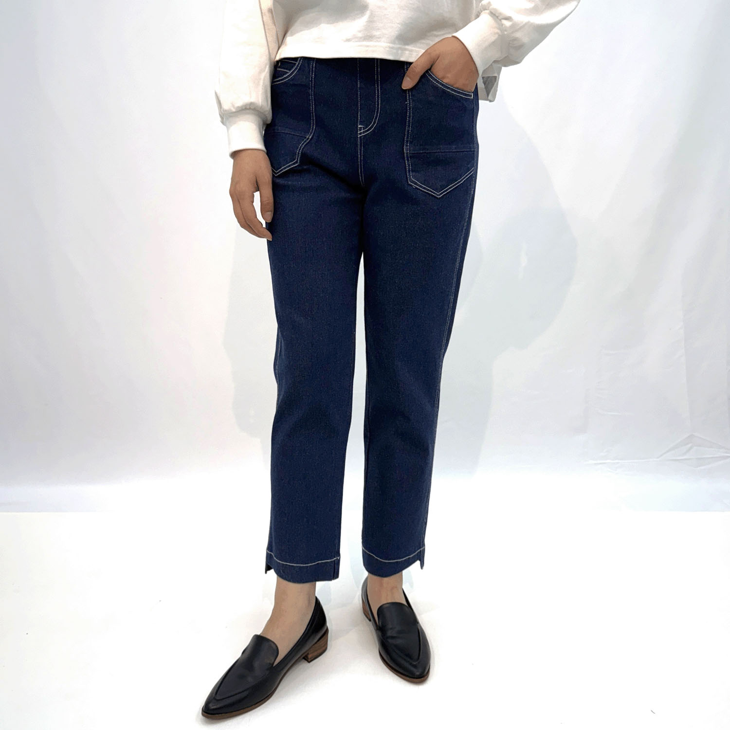 セオスリー ウエストボーダーデニム - 画像2