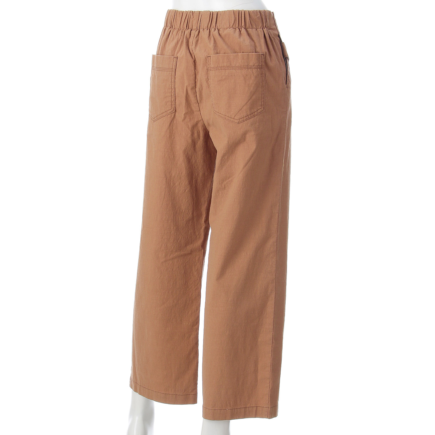 aiai リヨセル麻ストレッチ シュッと！ストレートパンツ - 画像15