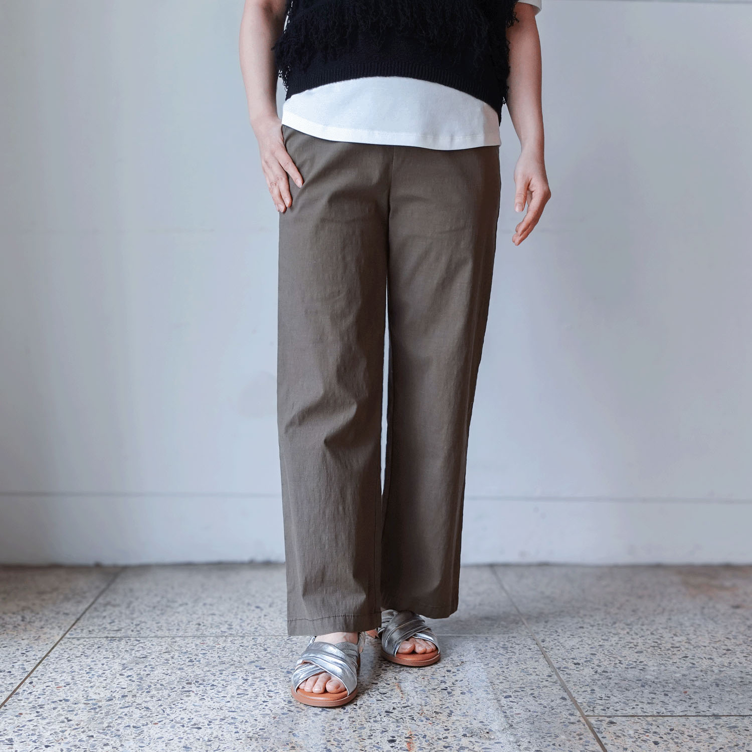 【InstaLive】aiai リヨセル麻ストレッチ シュッと！ストレートパンツ - 画像5