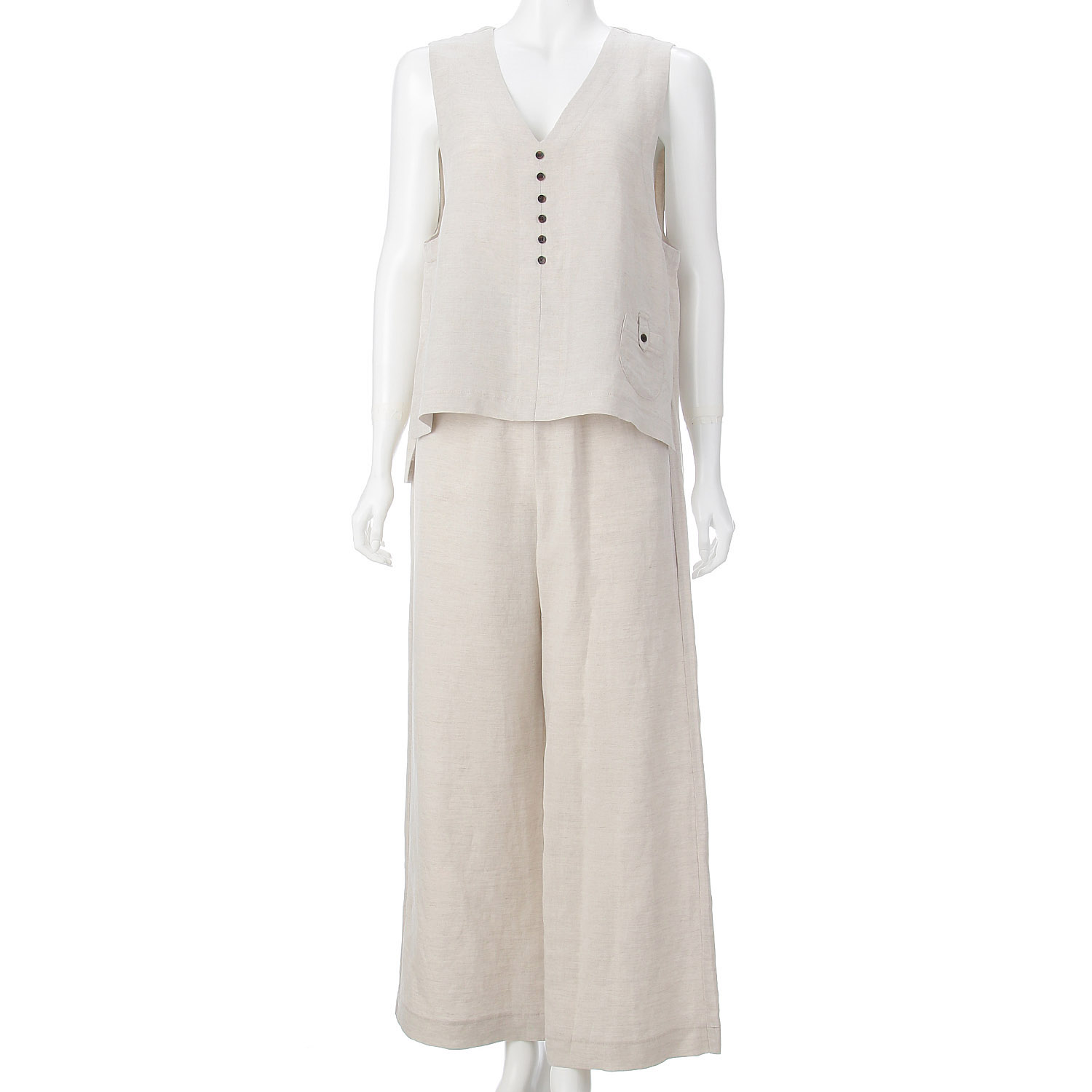 【InstaLive】aiai 麻レーヨン シュッと！ワイドフレアーパンツ - 画像11