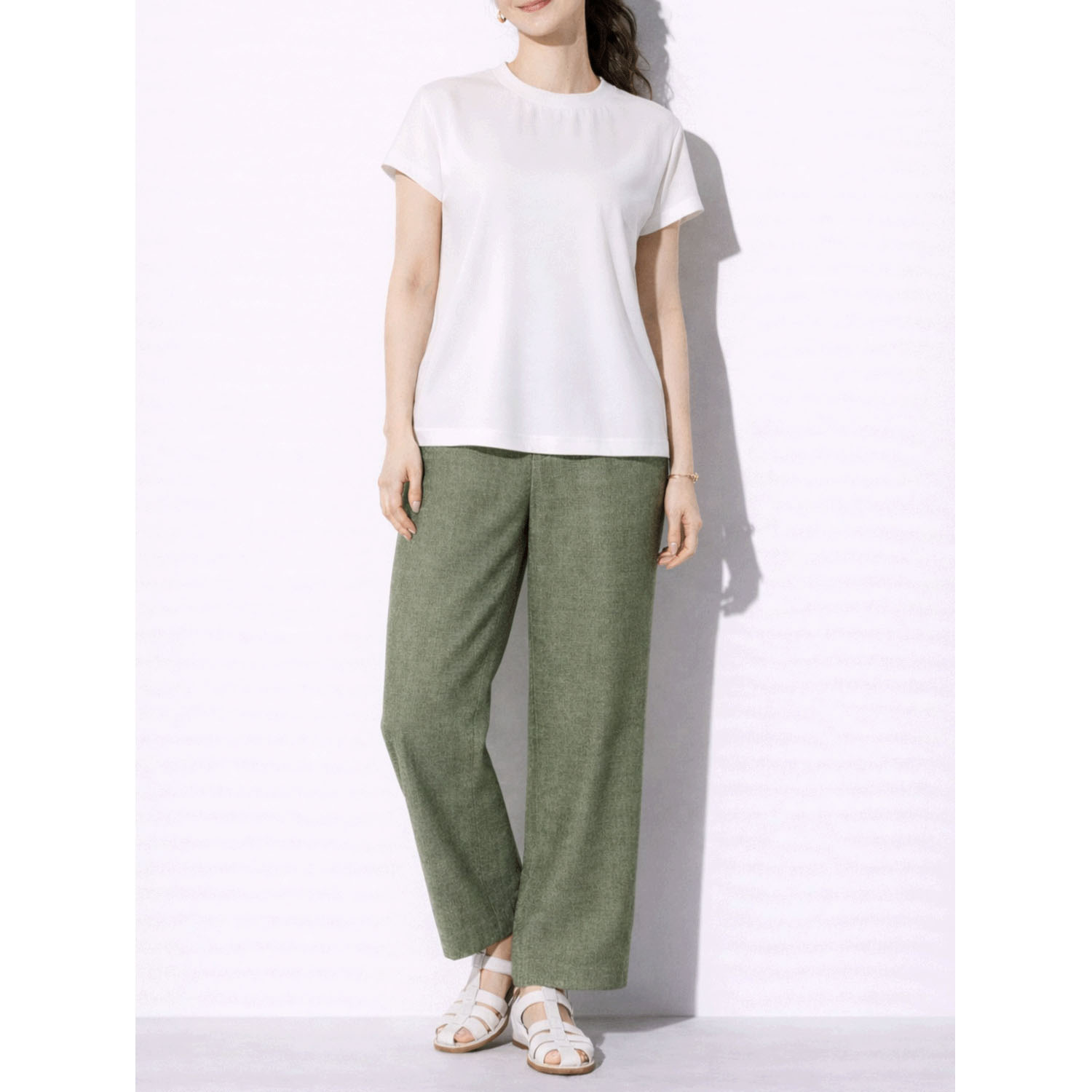 【InstaLive】aiai 麻レーヨン シュッと！ワイドフレアーパンツ - 画像14