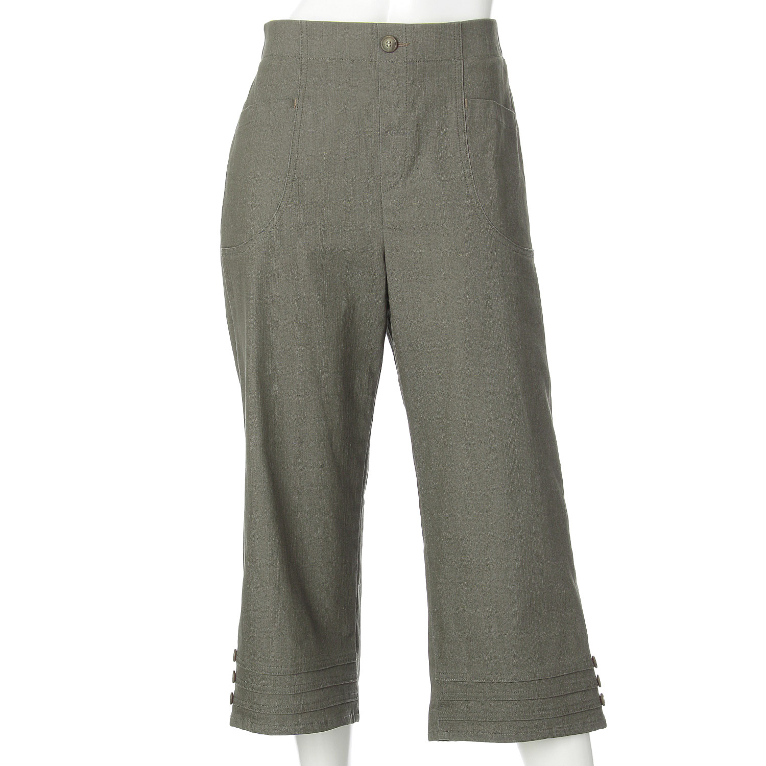 aiai T／Cスラブツイル シュッと！クロップドストレート - 画像11