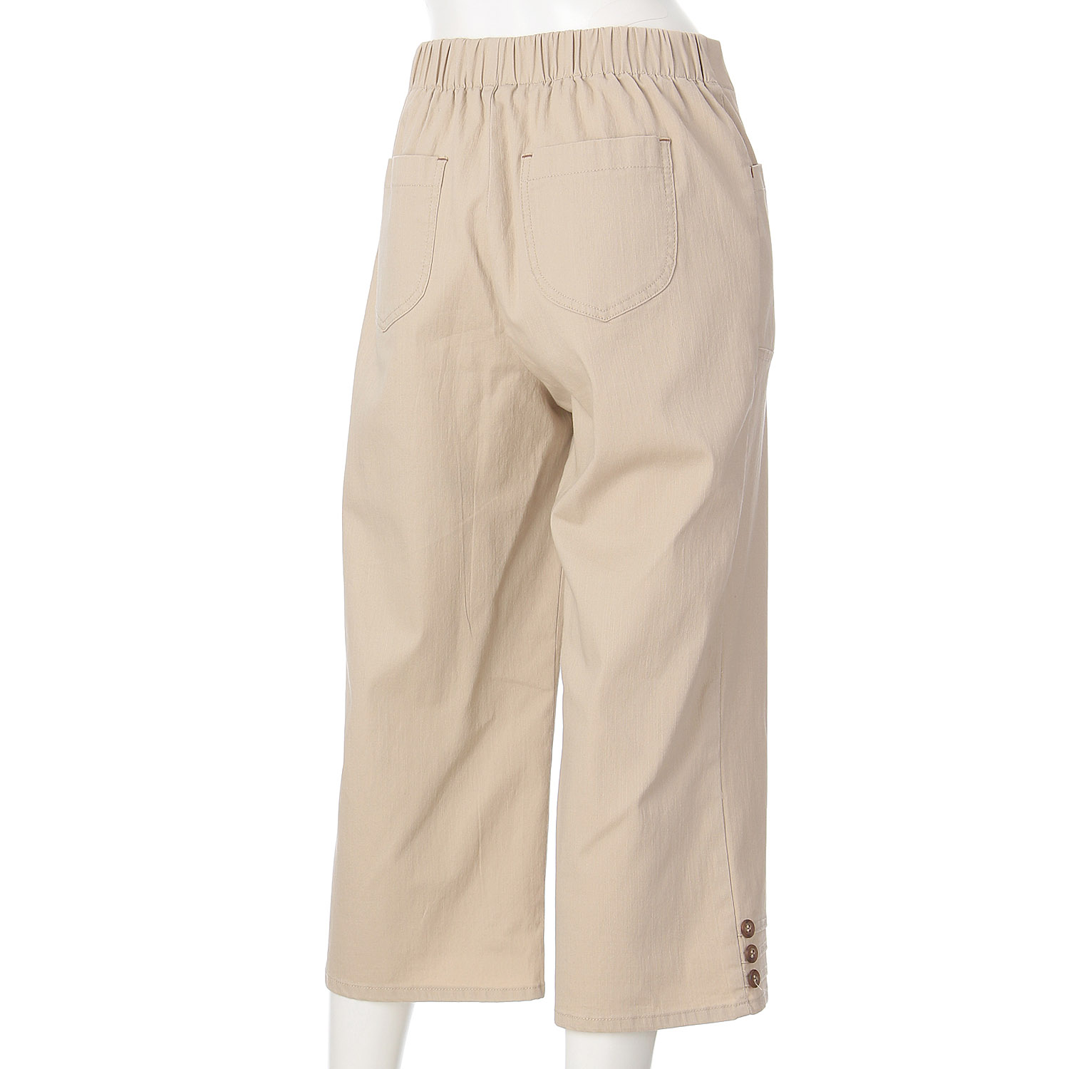 aiai T／Cスラブツイル シュッと！クロップドストレート - 画像9