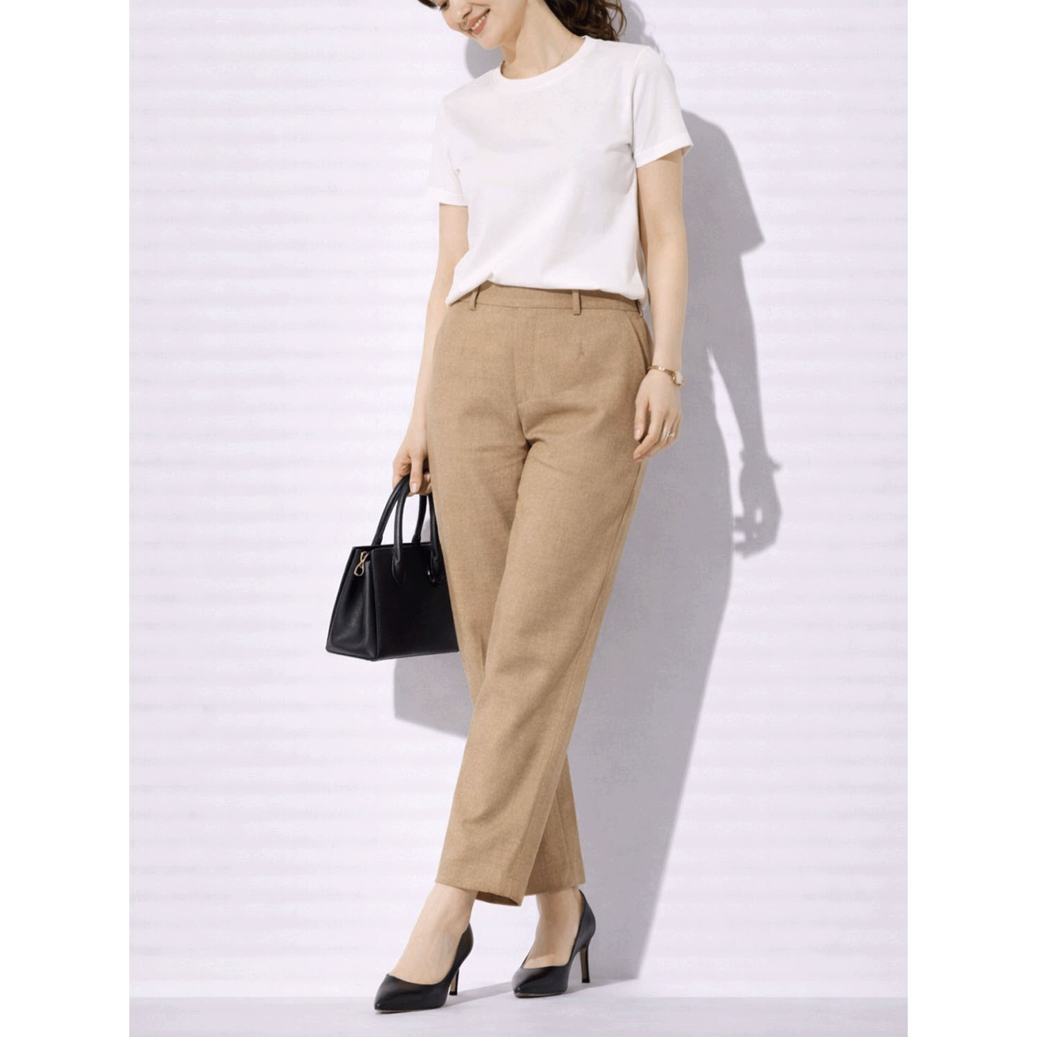 aiai 麻涼みストレッチ ラクキレイテーパード - 画像2