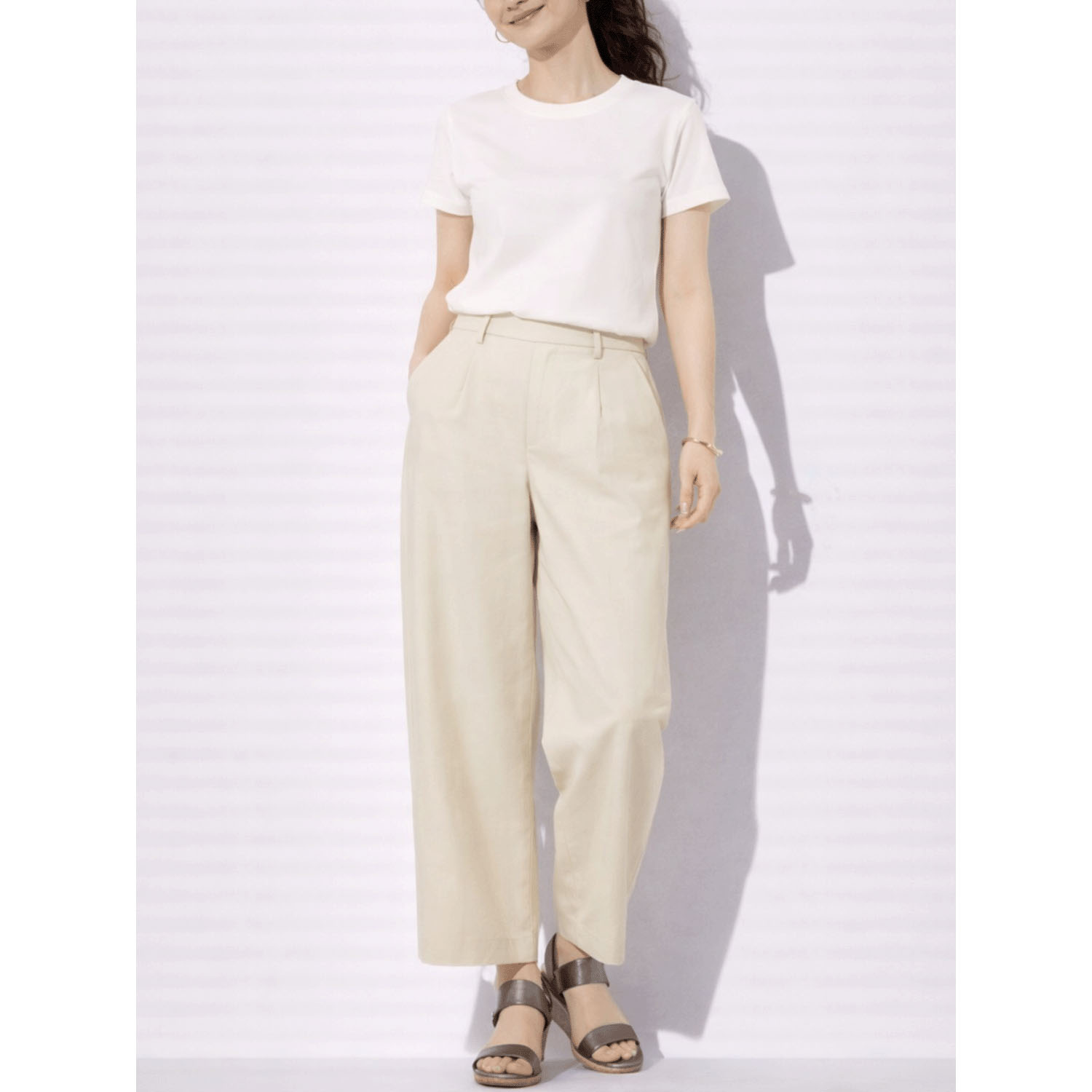 【InstaLive】aiai 麻涼みストレッチ ラクキレイワイドパンツ - 画像5