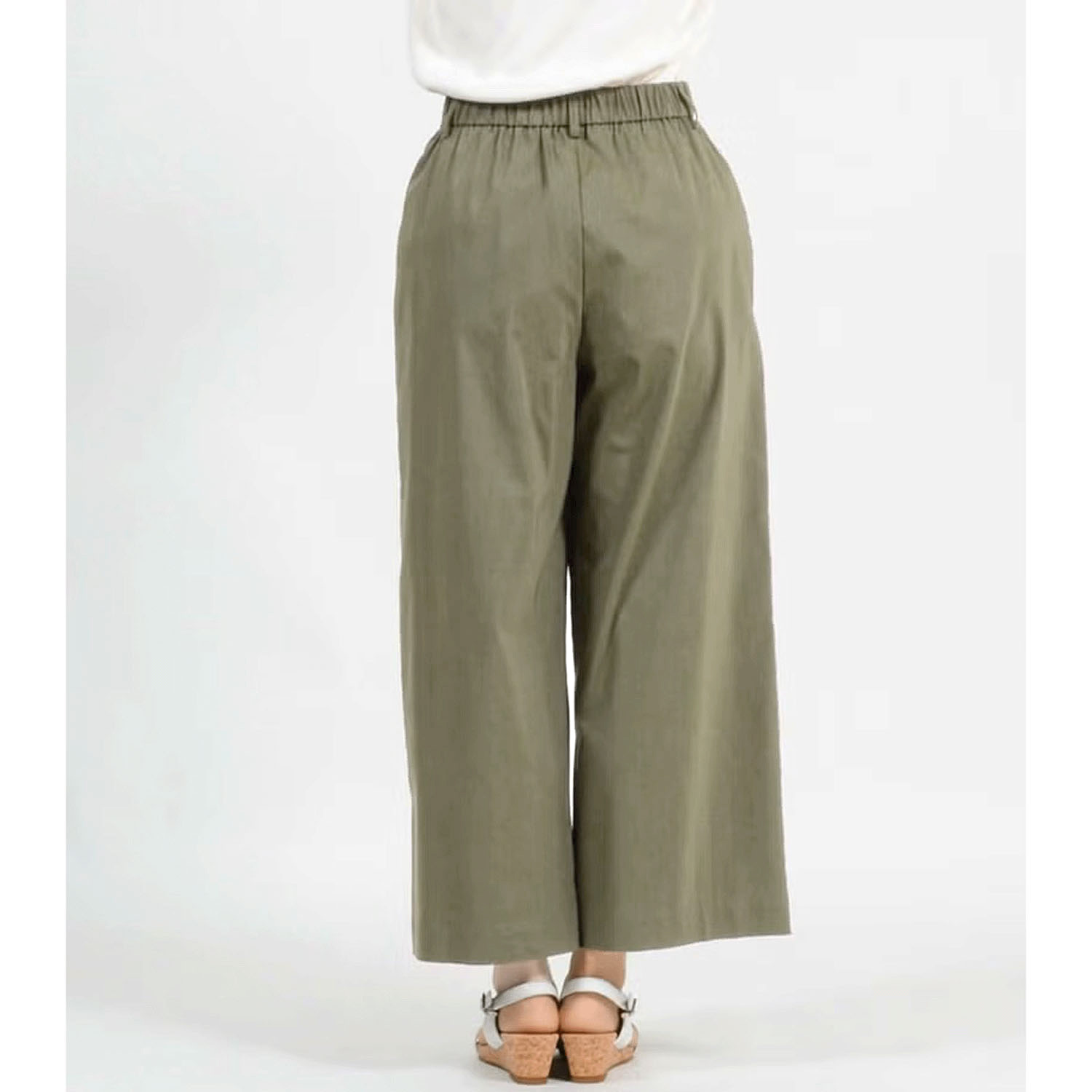 aiai 麻涼みストレッチ ラクキレイワイドパンツ - 画像8