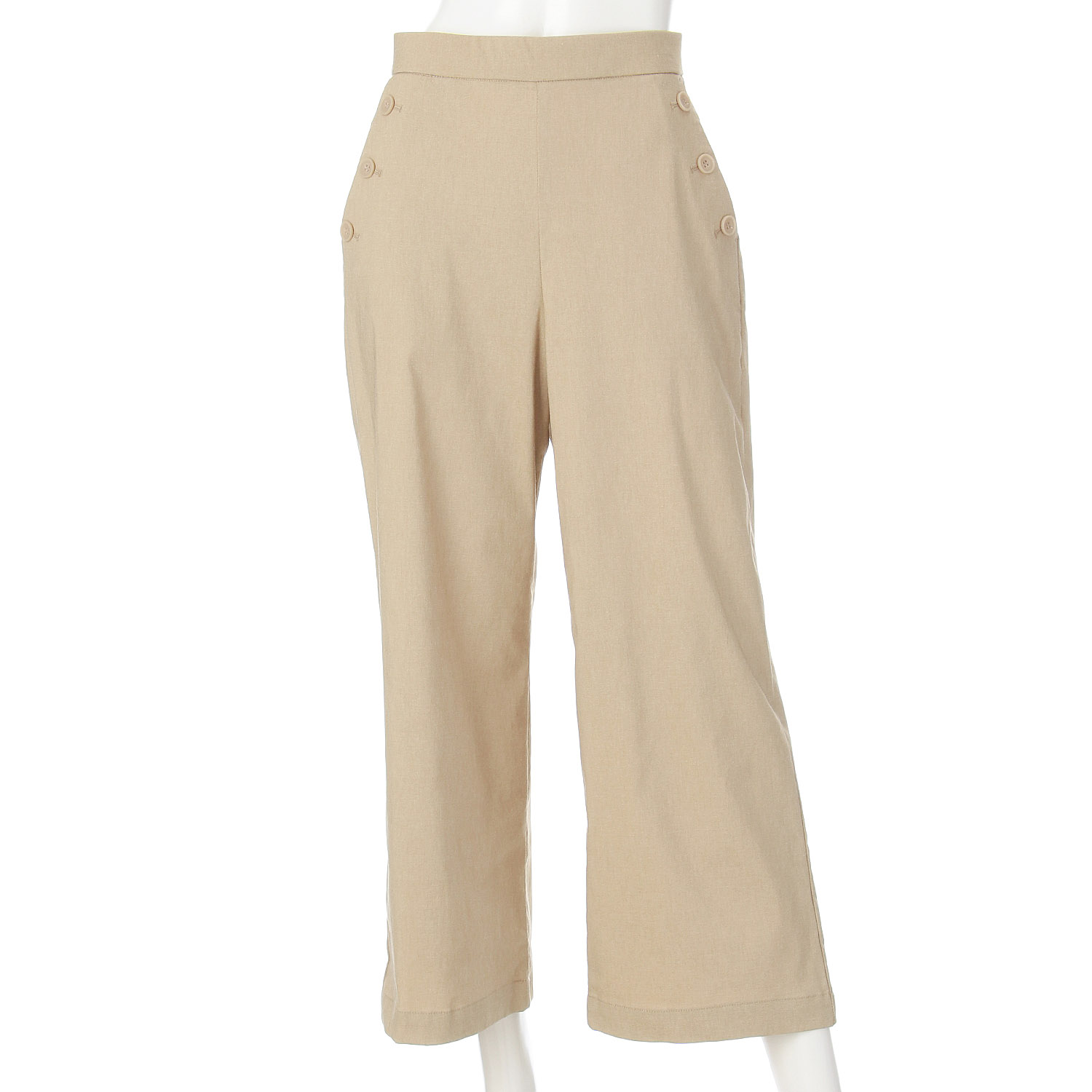 C／Nシャンブレー ストレッチマリンワイドパンツ - 画像6