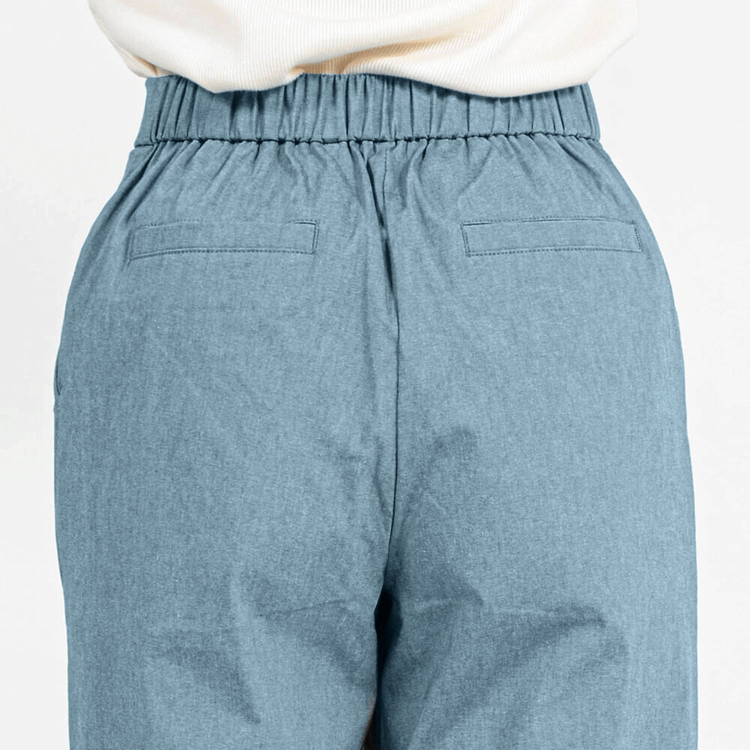 C／Nシャンブレー ストレッチマリンワイドパンツ - 画像8