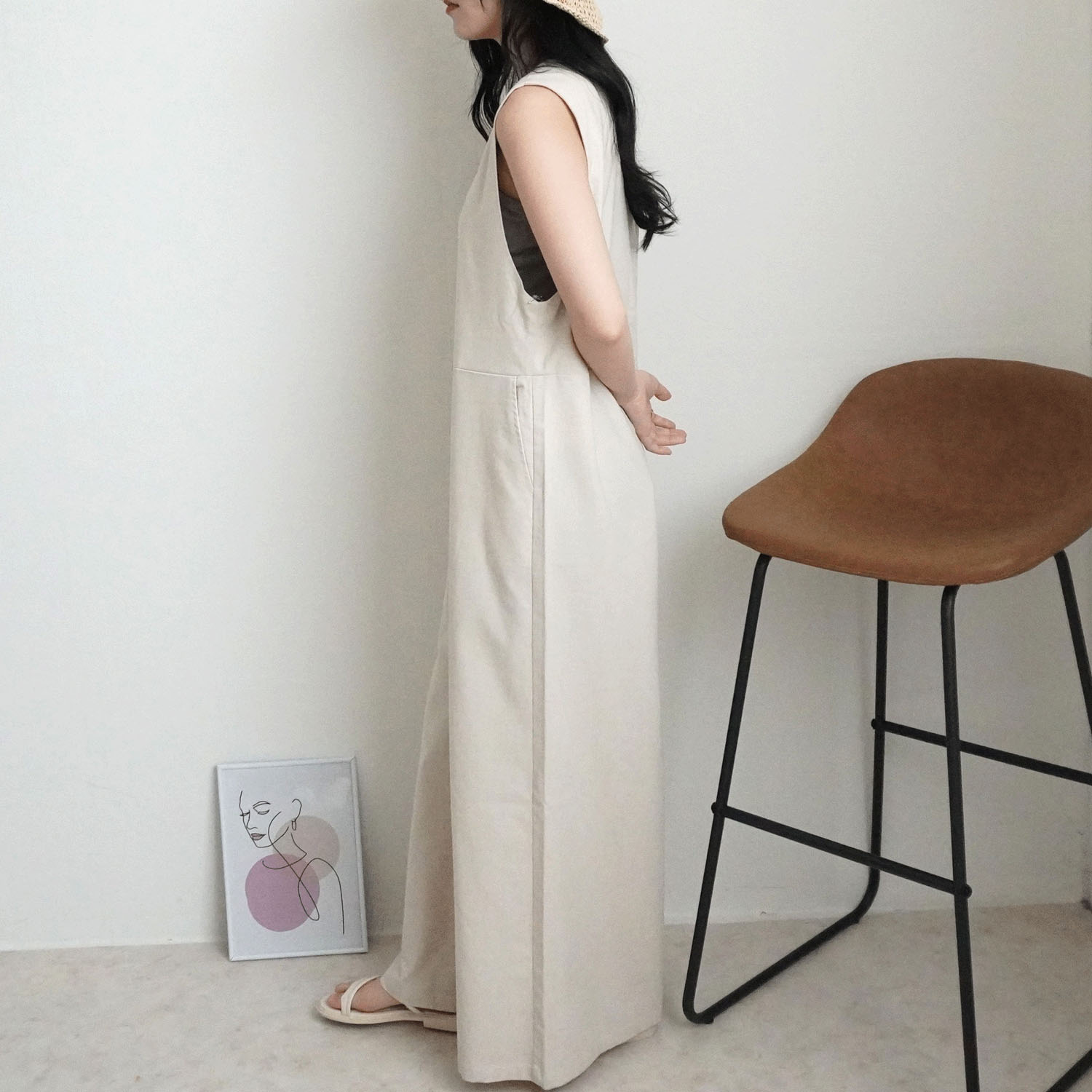 nod 綿麻オールインワン - 画像3