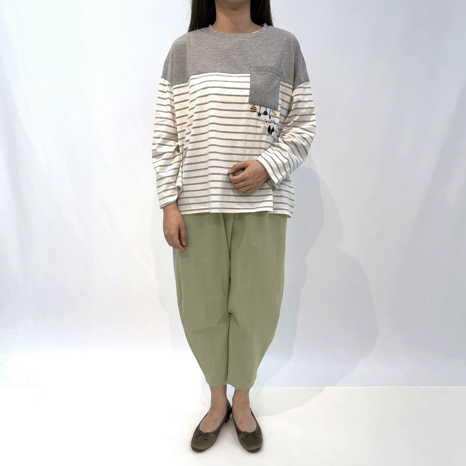 ワッシャー加工バルーンパンツ - 画像6