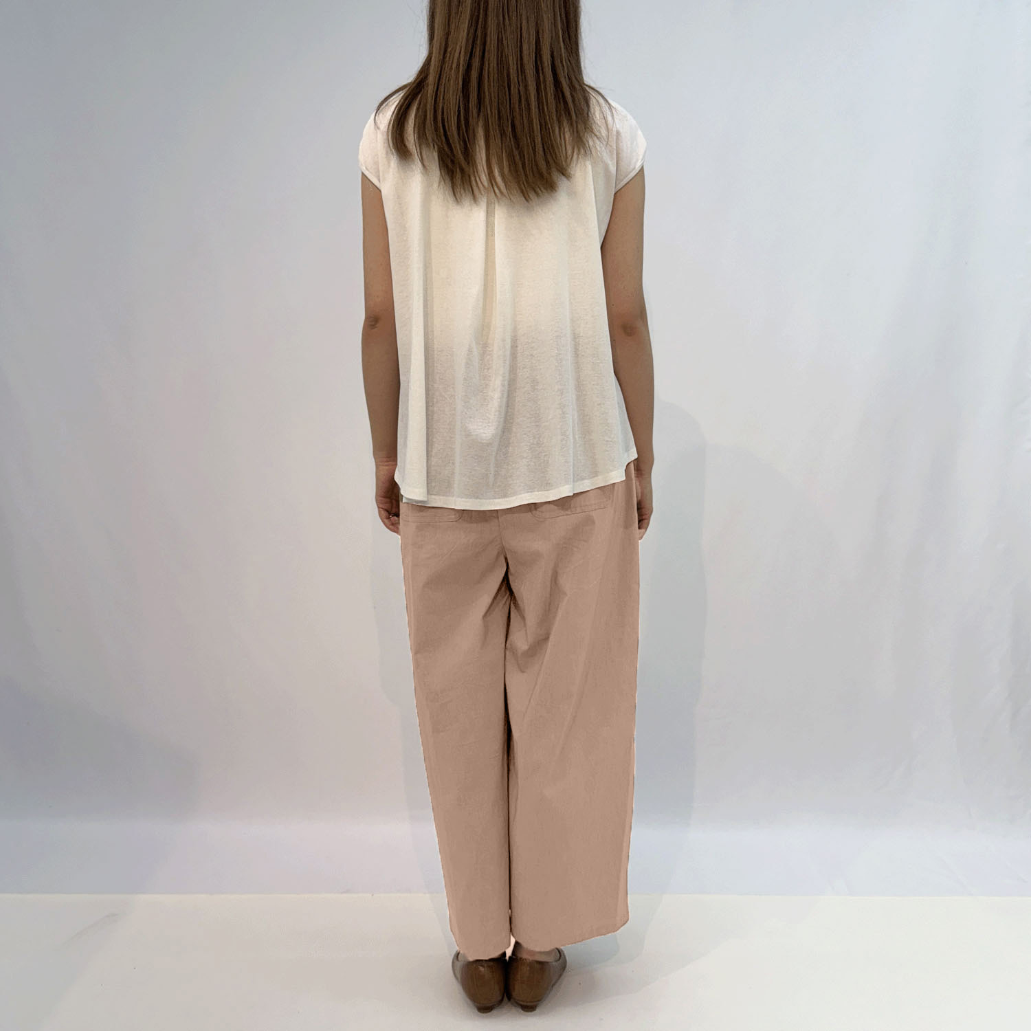コットンリネンコクーンパンツ - 画像4