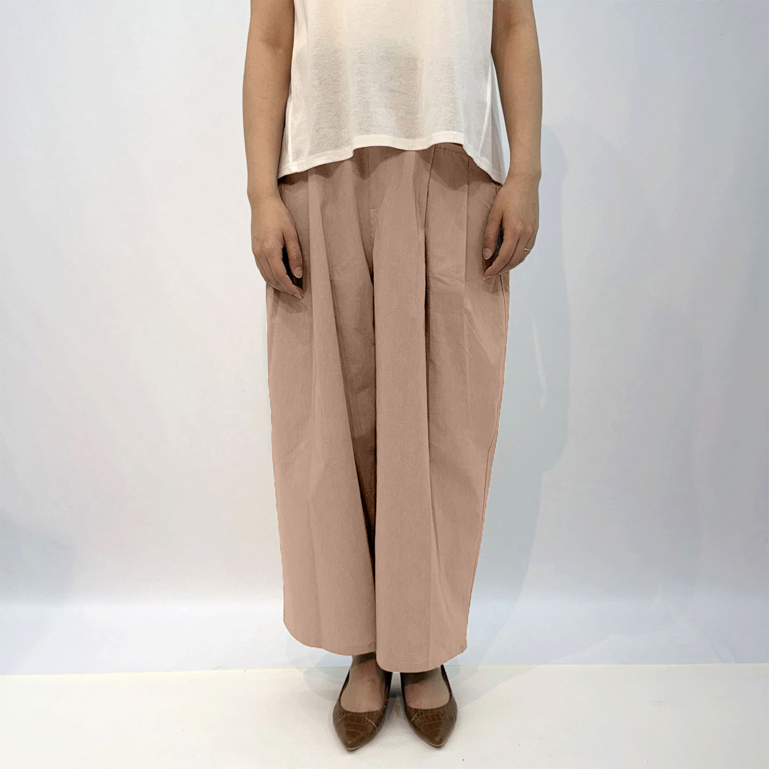 コットンリネンコクーンパンツ - 画像8