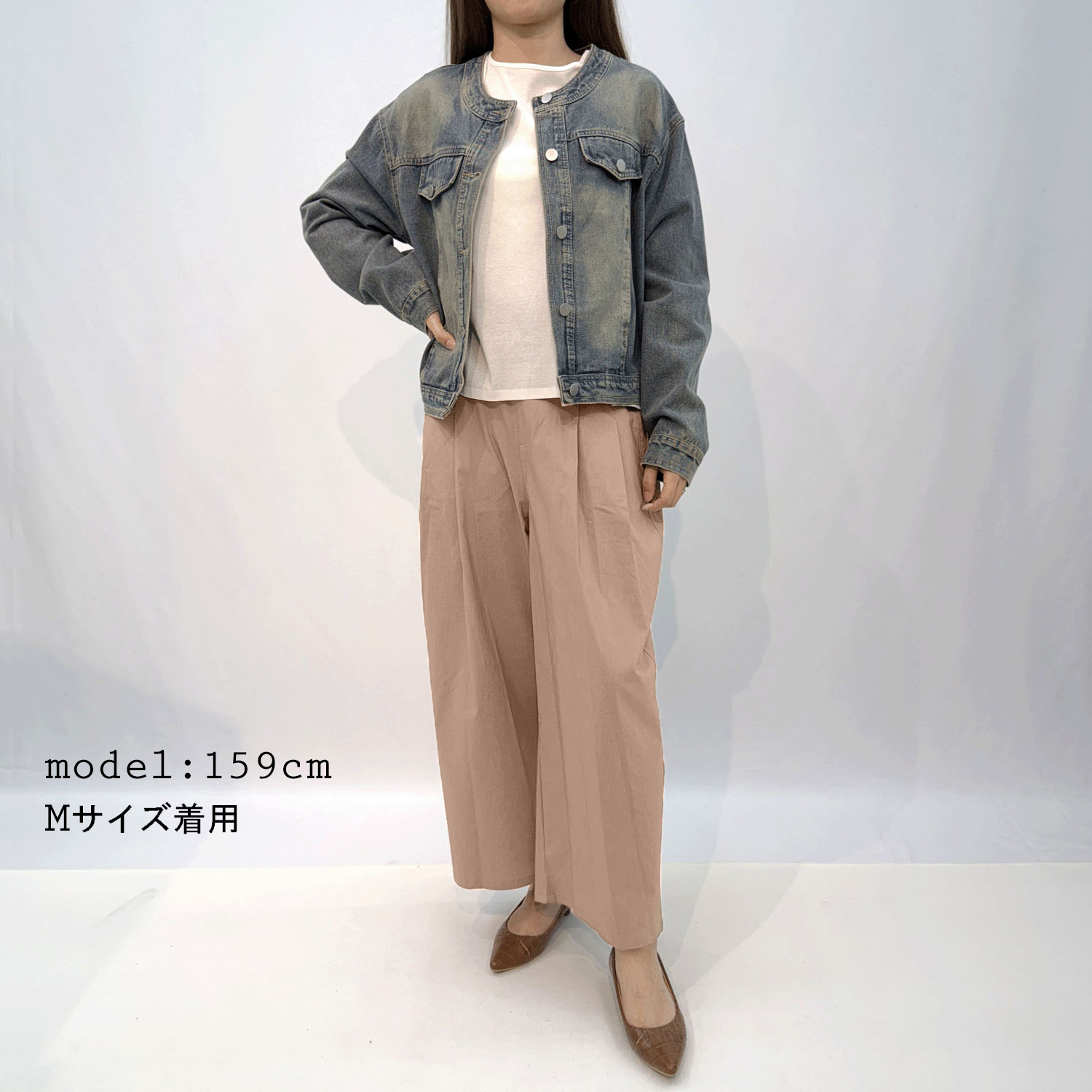 コットンリネンコクーンパンツ