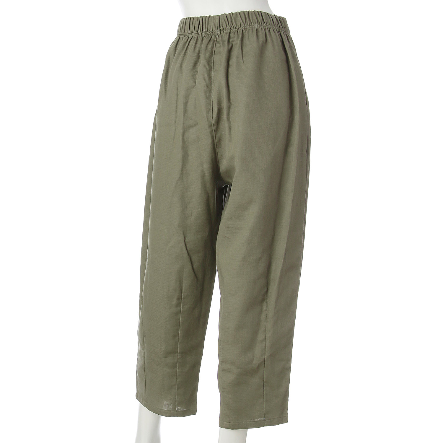 綿麻二重折りオーガニックコクーンパンツ - 画像11