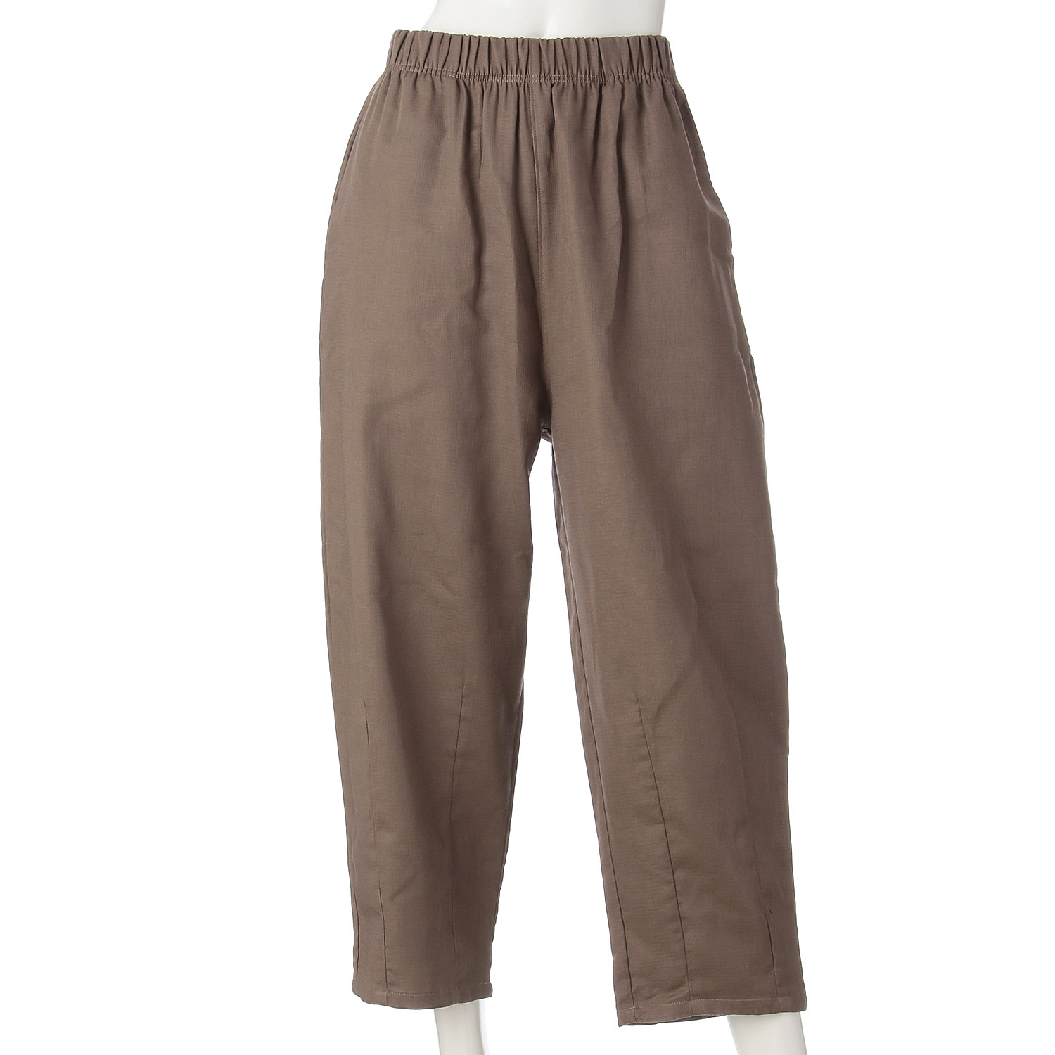 綿麻二重折りオーガニックコクーンパンツ - 画像9