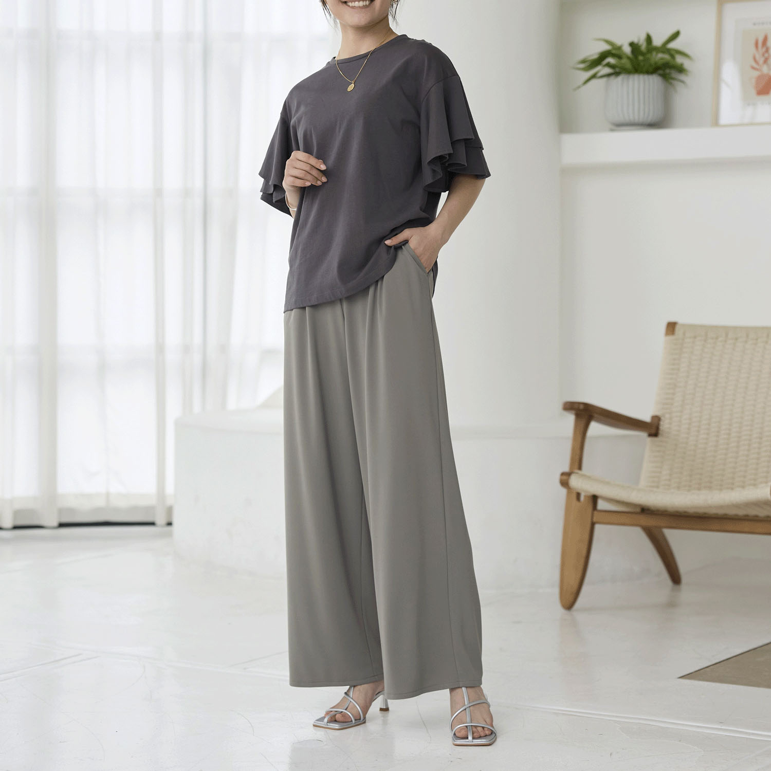 Reginetta ライトスムース・タックワイド - 画像4