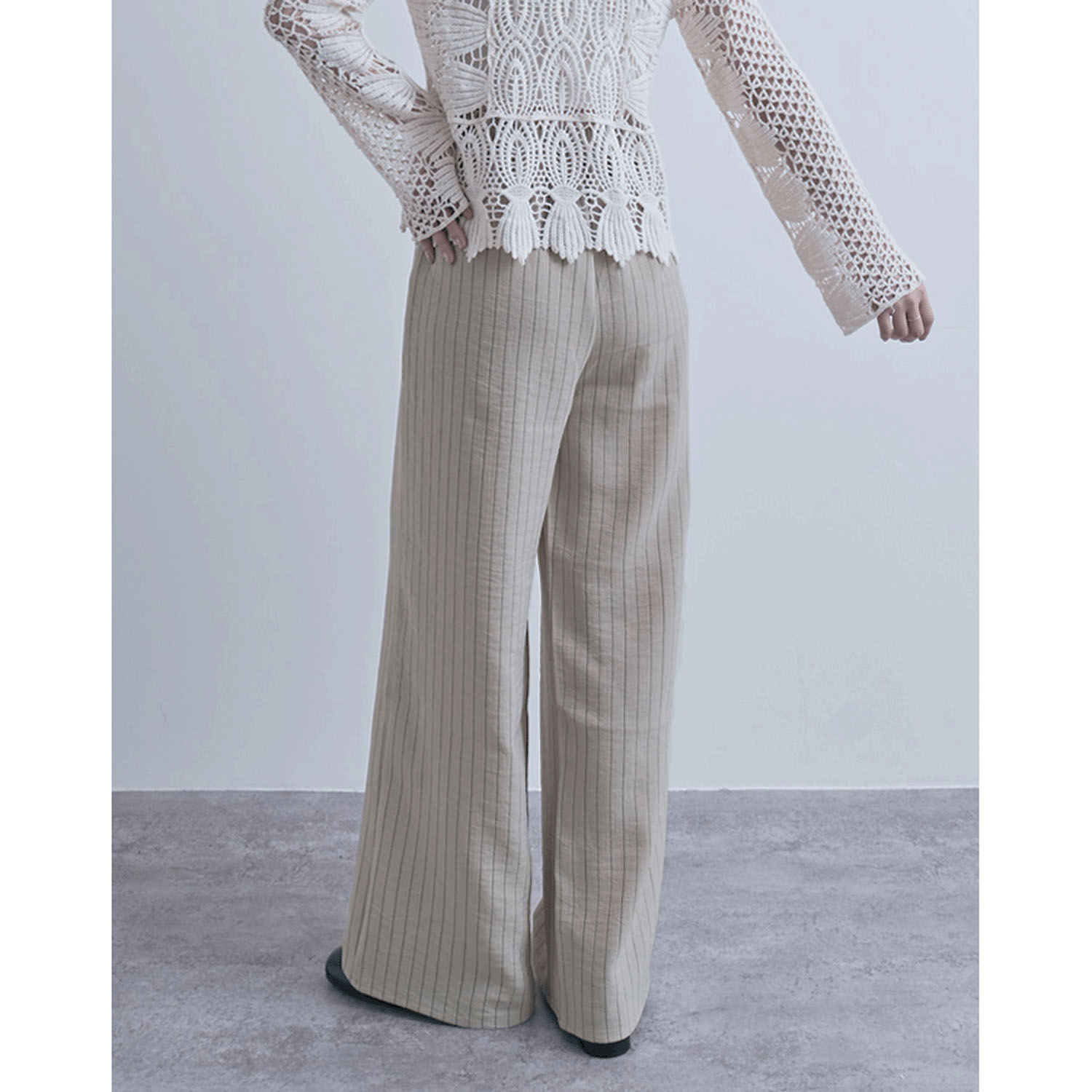 麻調イージーパンツ - 画像15