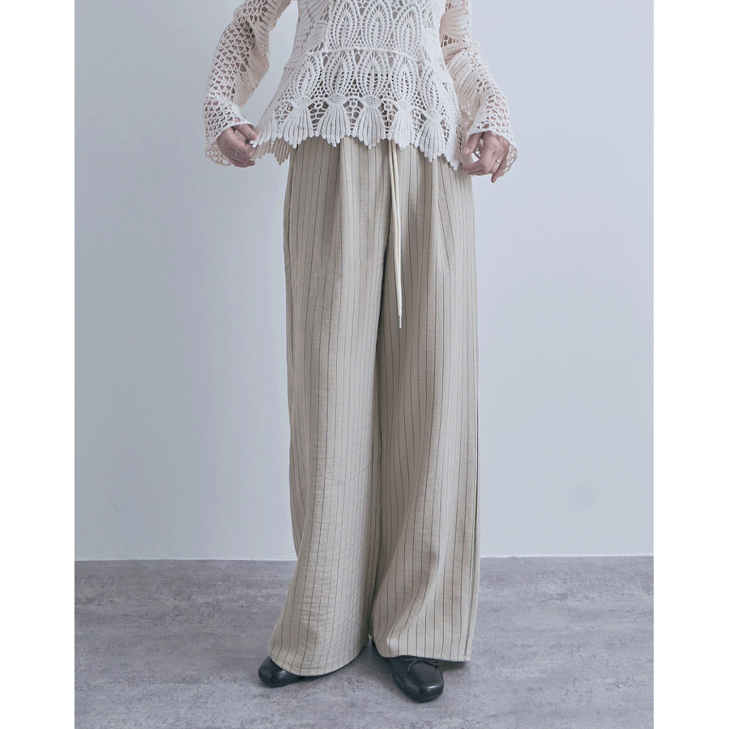 麻調イージーパンツ - 画像16