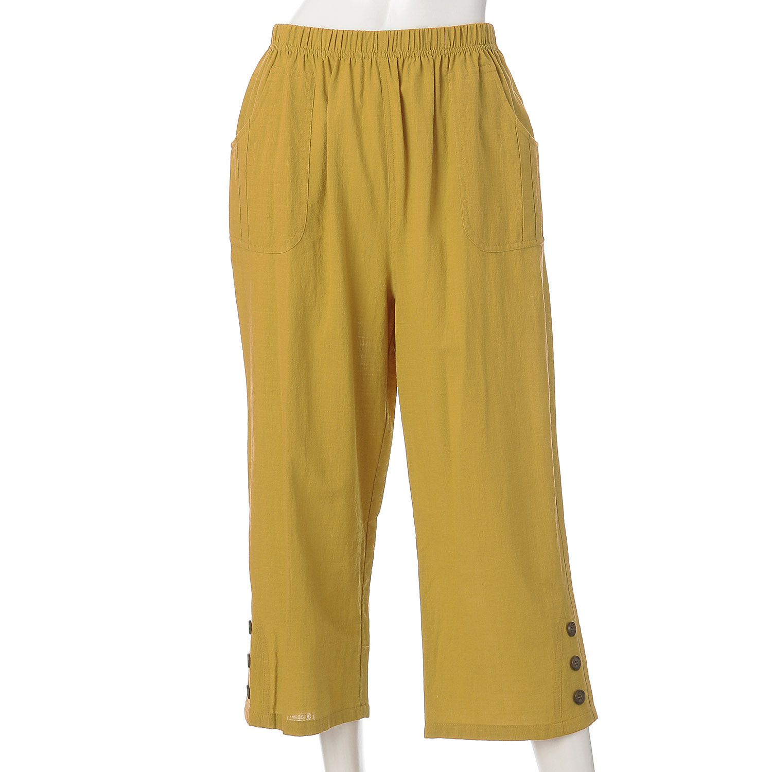 綿クロップドパンツ - 画像1