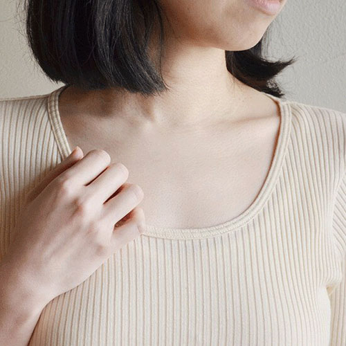 天衣無縫 リブ8分袖シャツ - 画像5