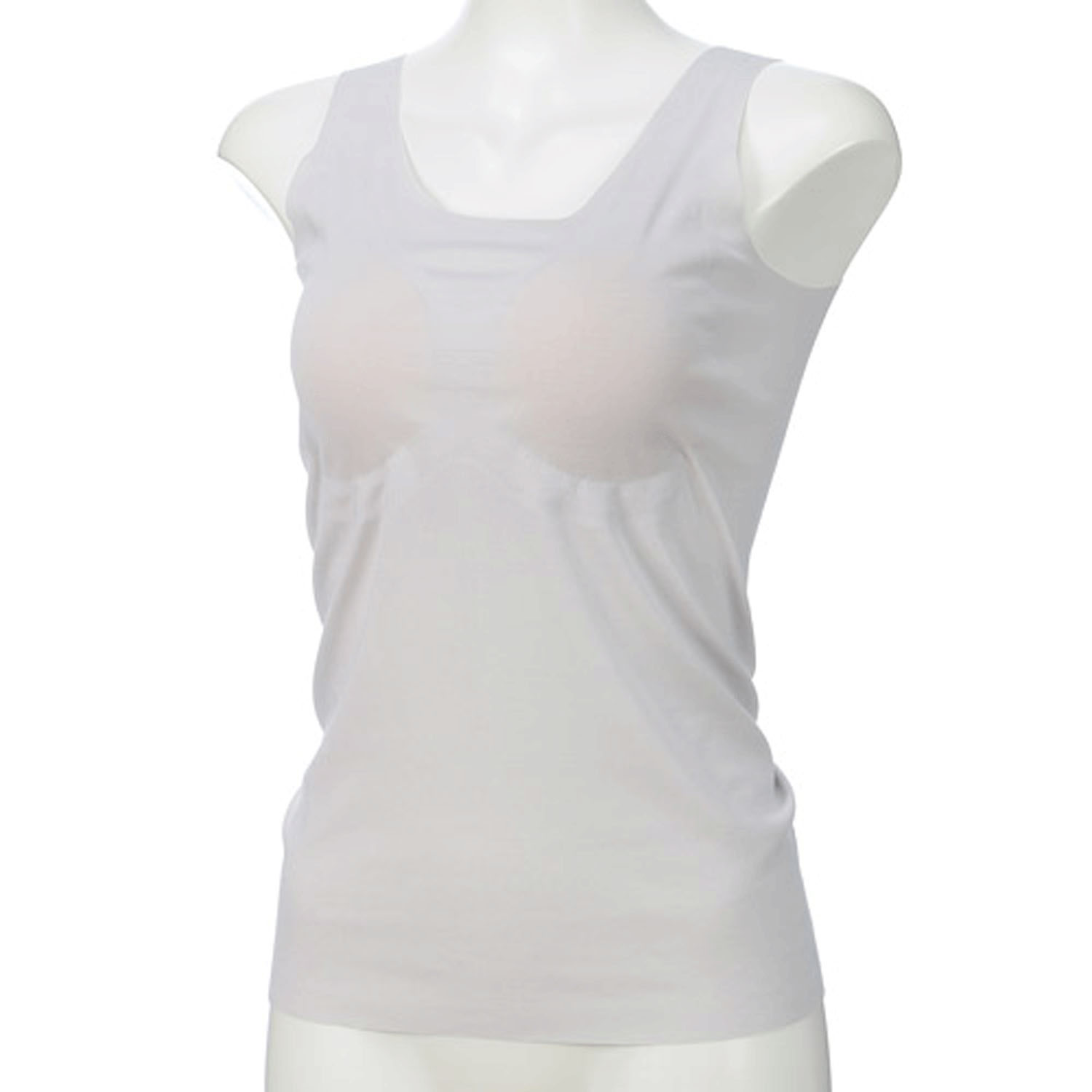 GUNZE キレイラボ 強撚綿 パット付タンクトップ