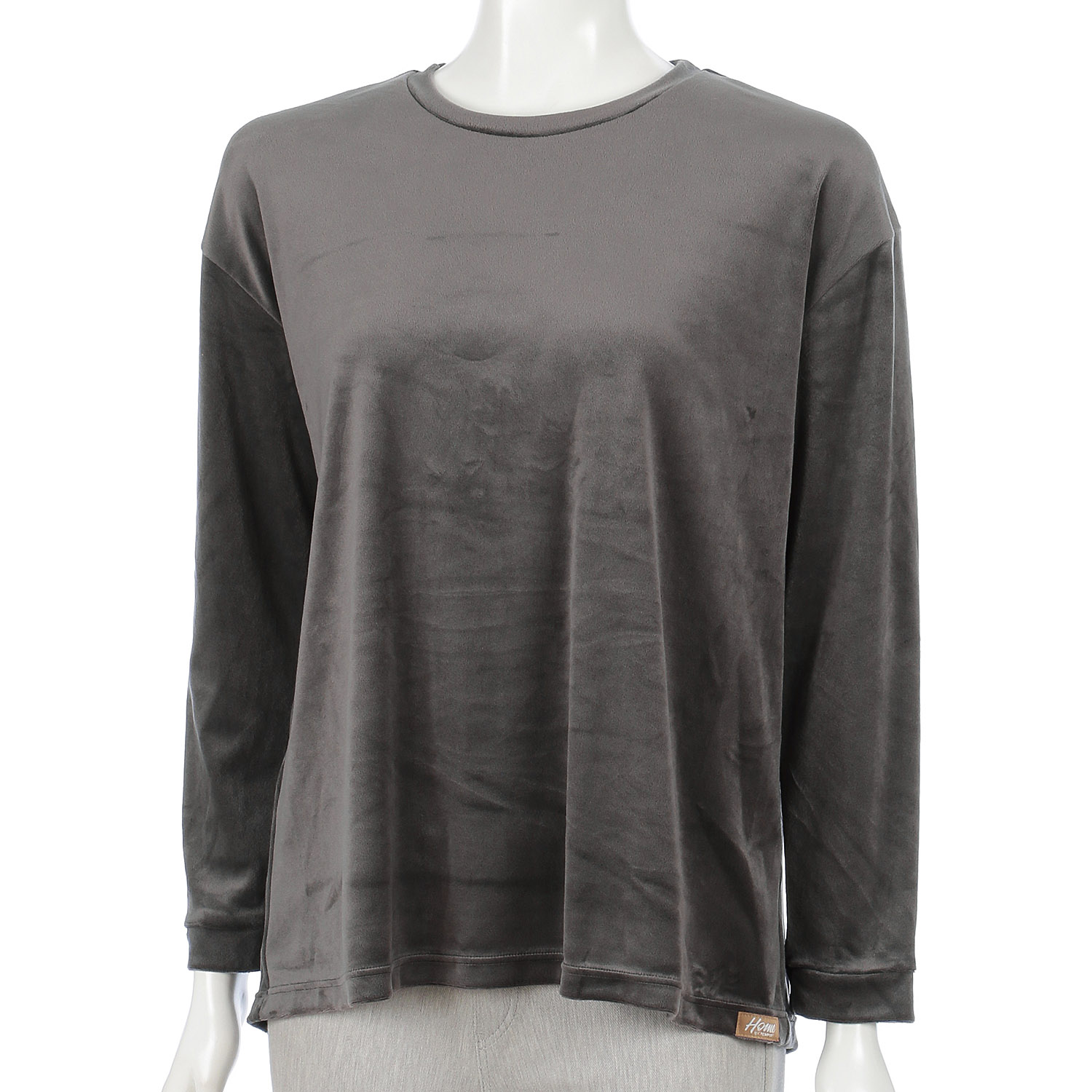 HOME BY TEMPUR 婦人長袖丸首シャツ - 画像5