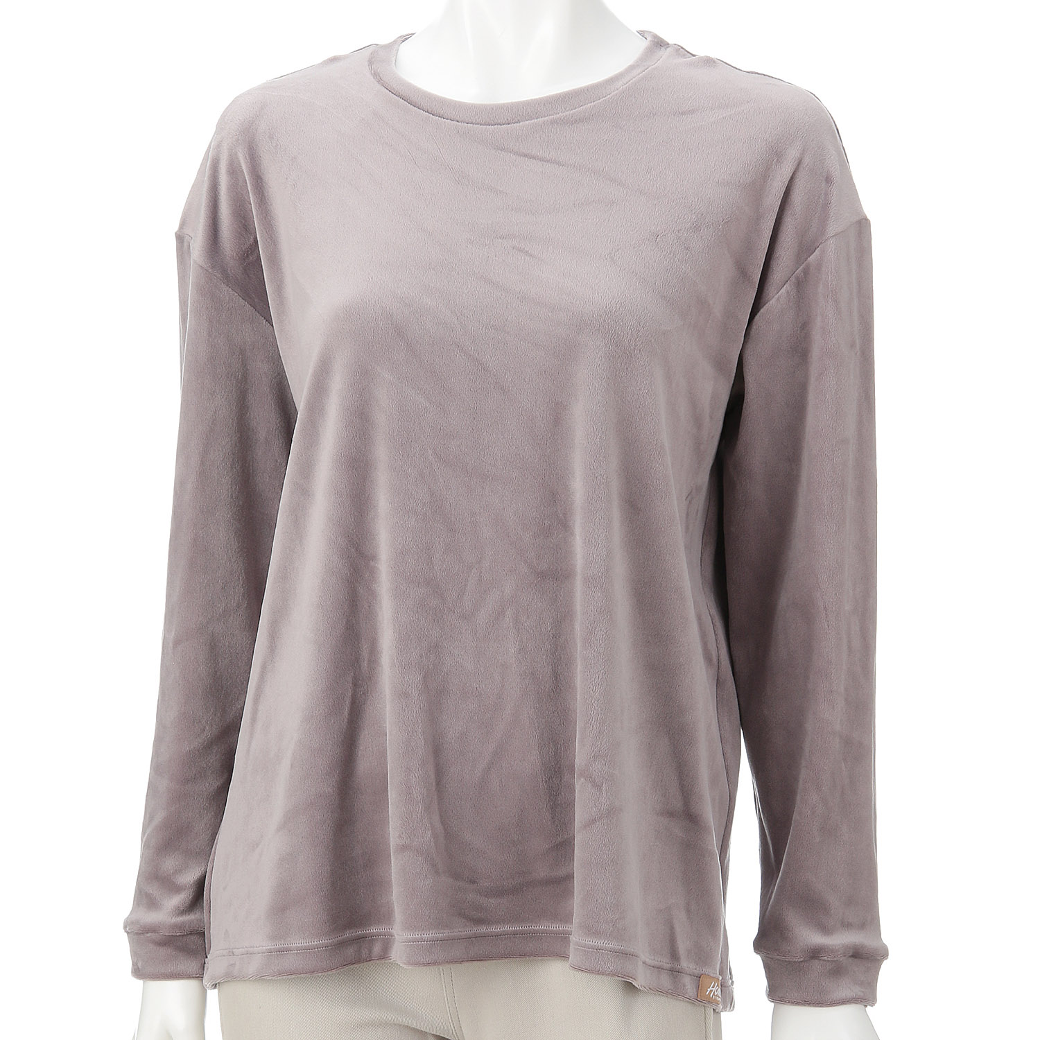 HOME BY TEMPUR 婦人長袖丸首シャツ