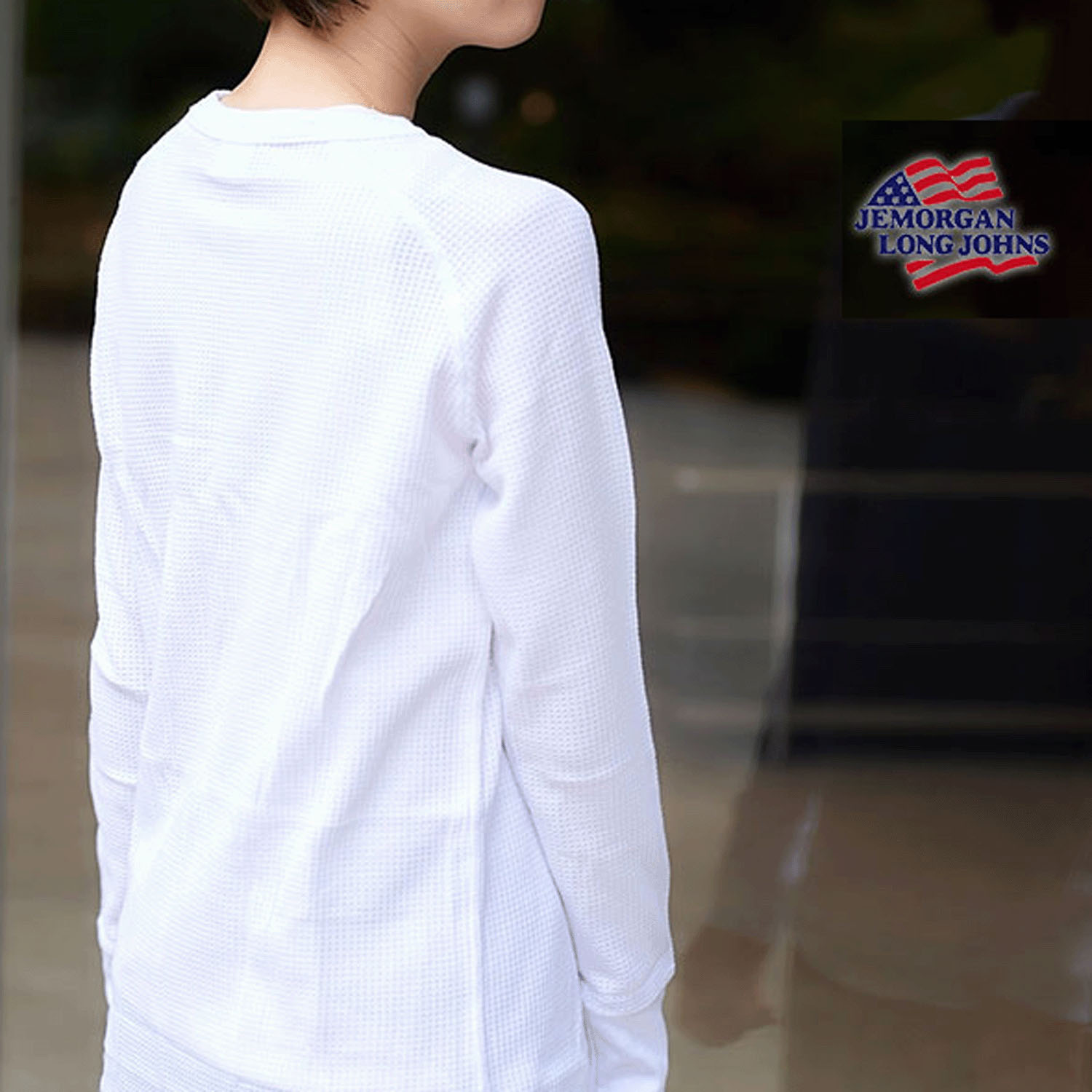 【JEMORGAN LONG JOHNS】 無地ワッフルラグランTパック - 画像6