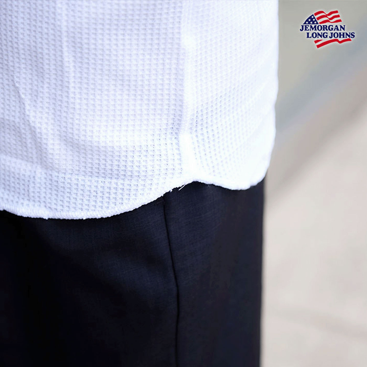 【JEMORGAN LONG JOHNS】 無地ワッフルラグランTパック - 画像8
