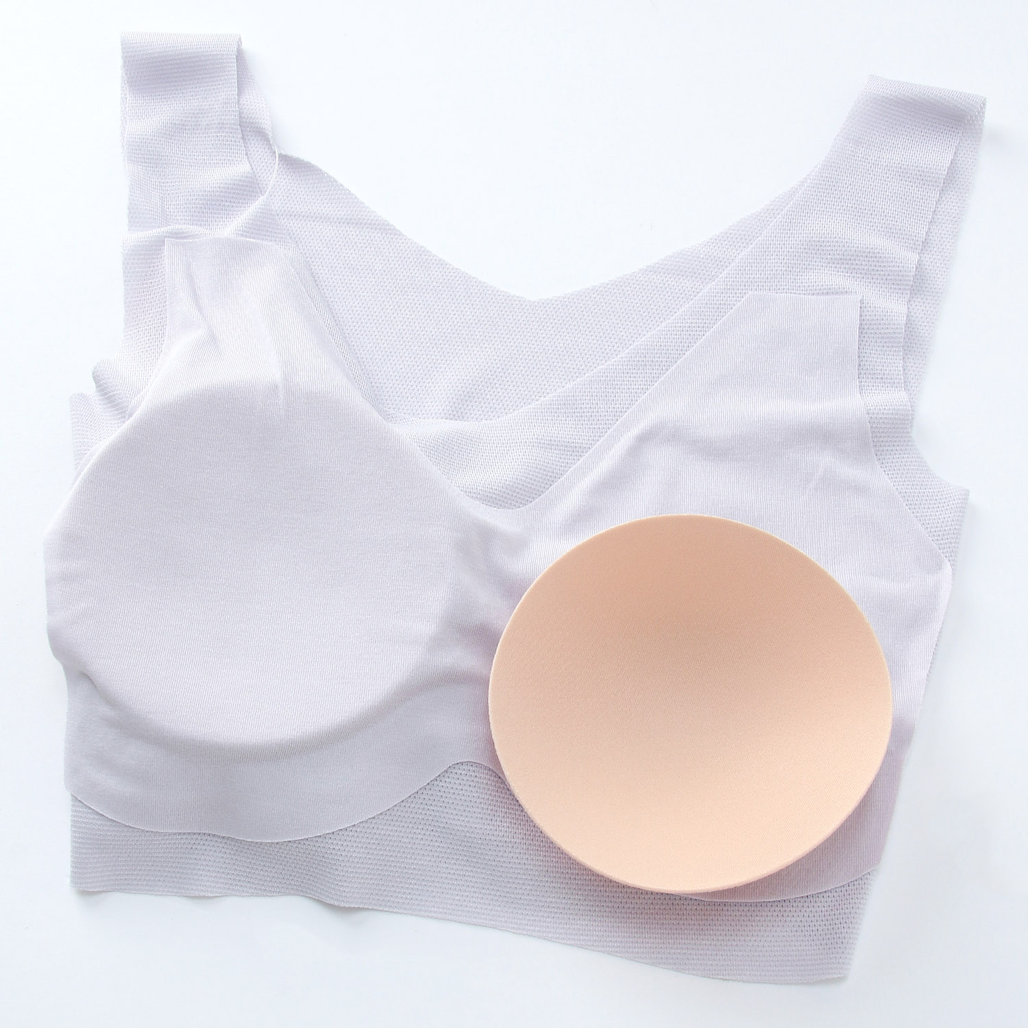 完全無縫製COOL さわやかメッシュハーフトップ - 画像5