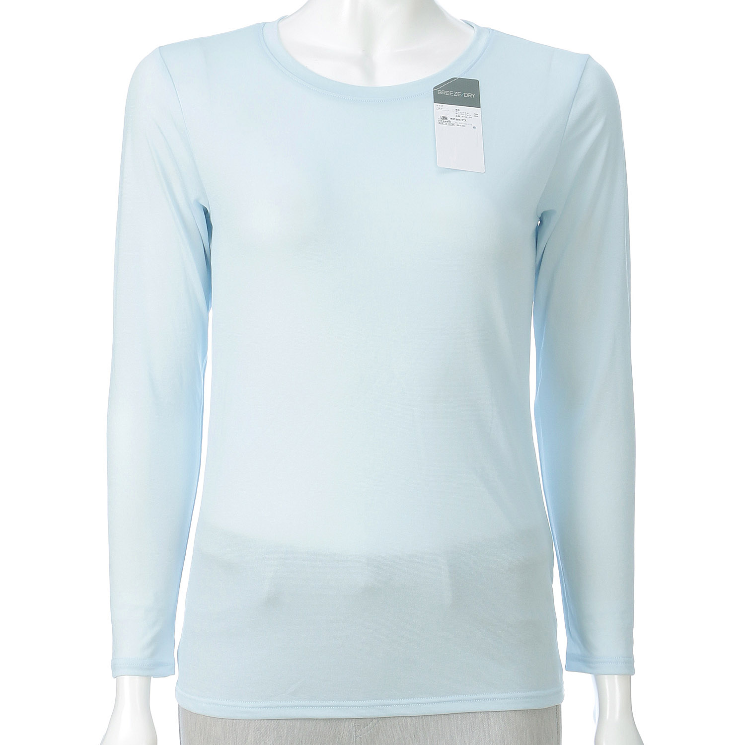 BREEZEDRY 婦人クルーネック長袖 - 画像3