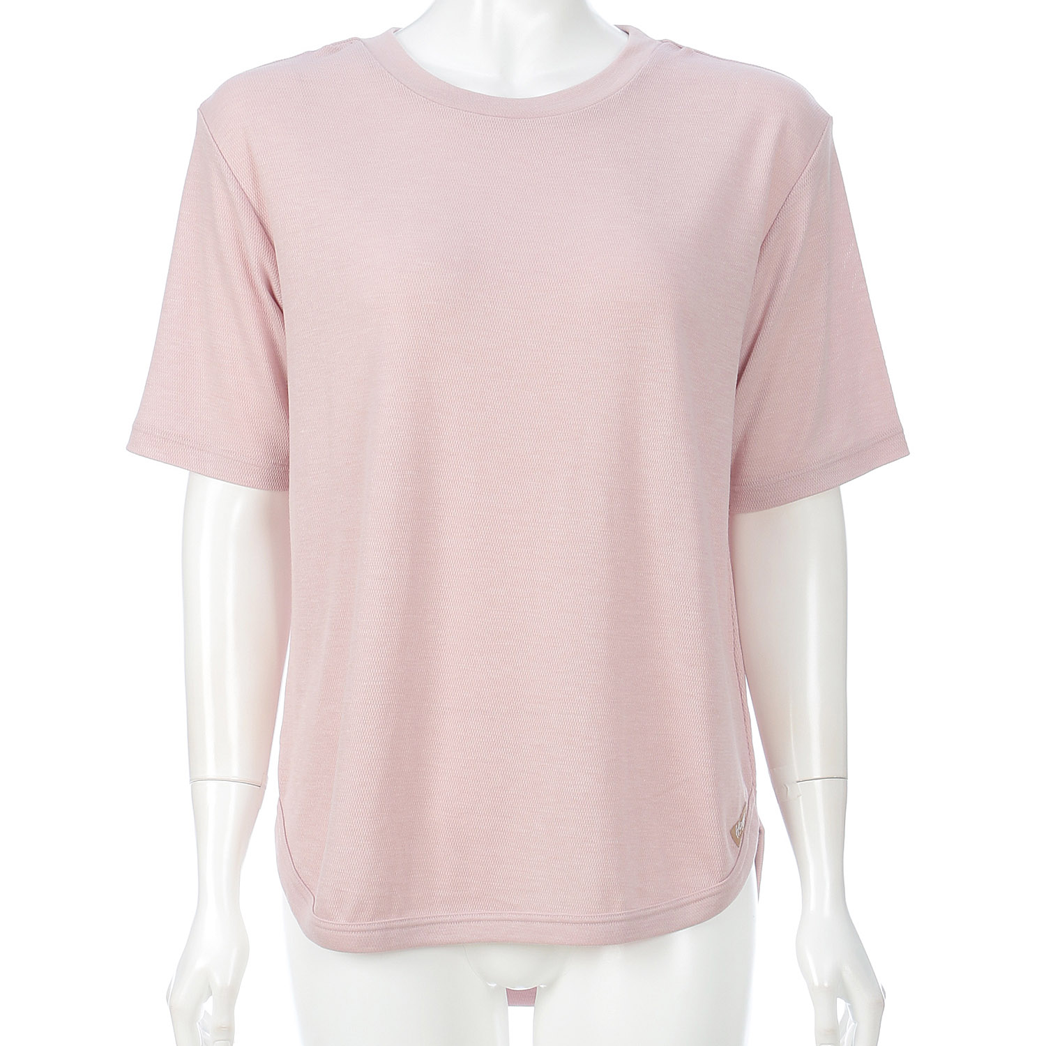 HOME BY TEMPUR 半袖丸首シャツ メッシュ