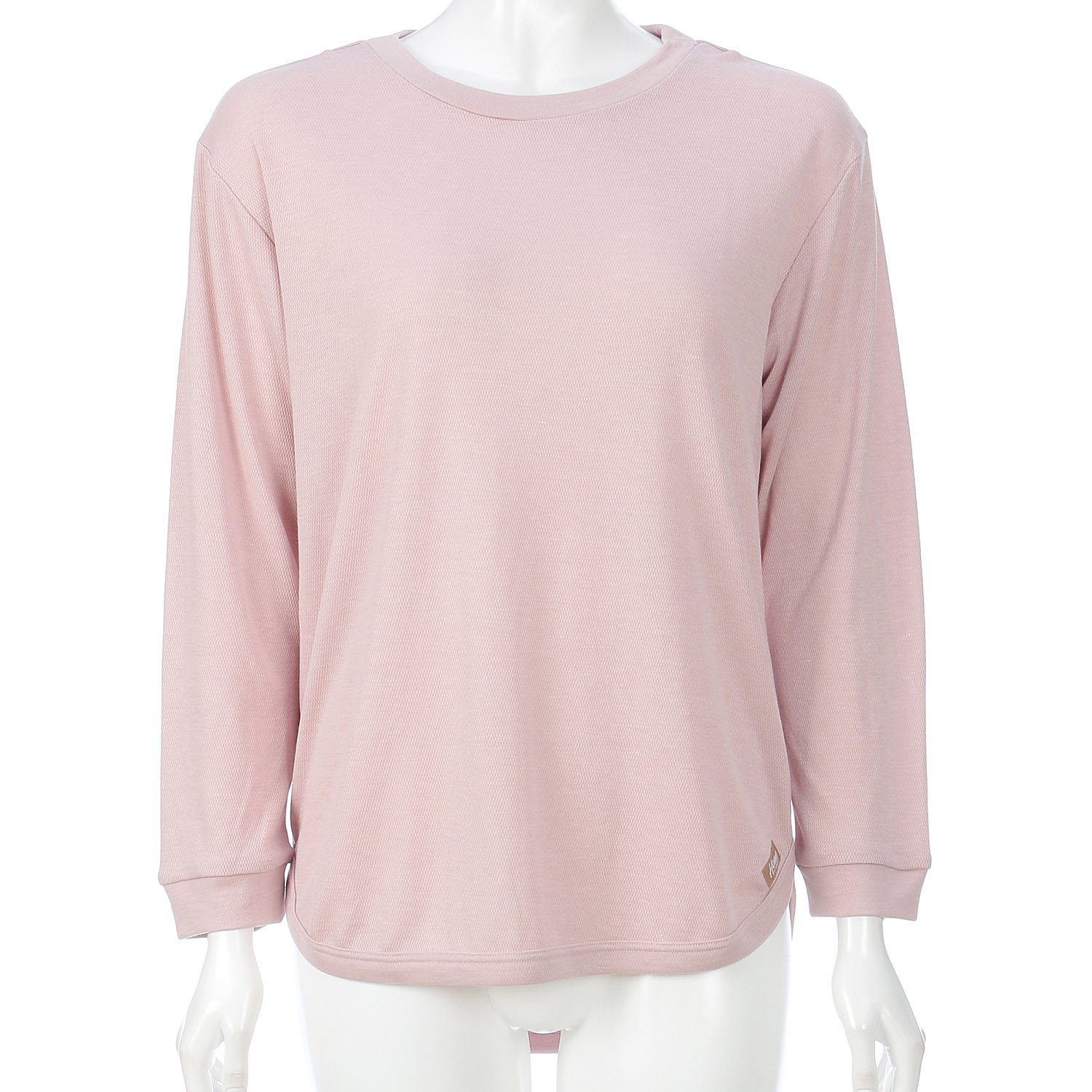 HOME BY TEMPUR 長袖丸首シャツ メッシュ - 画像1