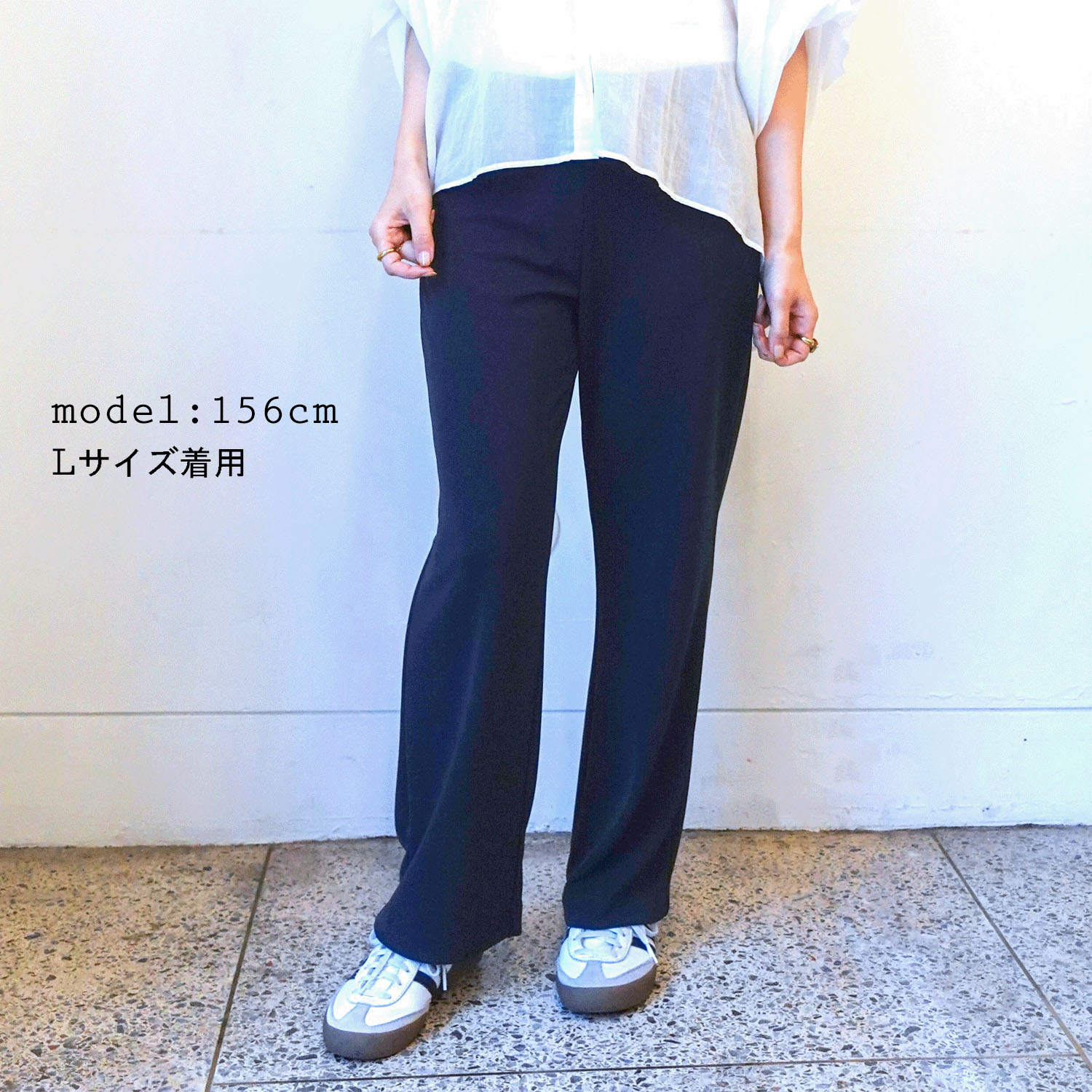 【InstaLive】ピタッツ 夏素材（ソアロン） ストレート股下64cm丈 - 画像1