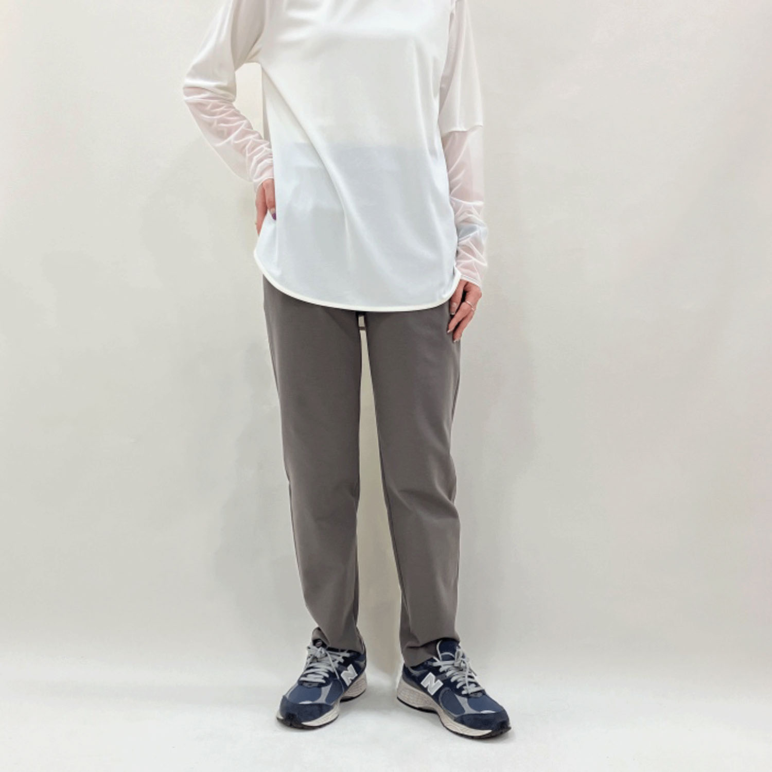 ピタッツ ネオウォームバイカラーテーパードパンツ - 画像2