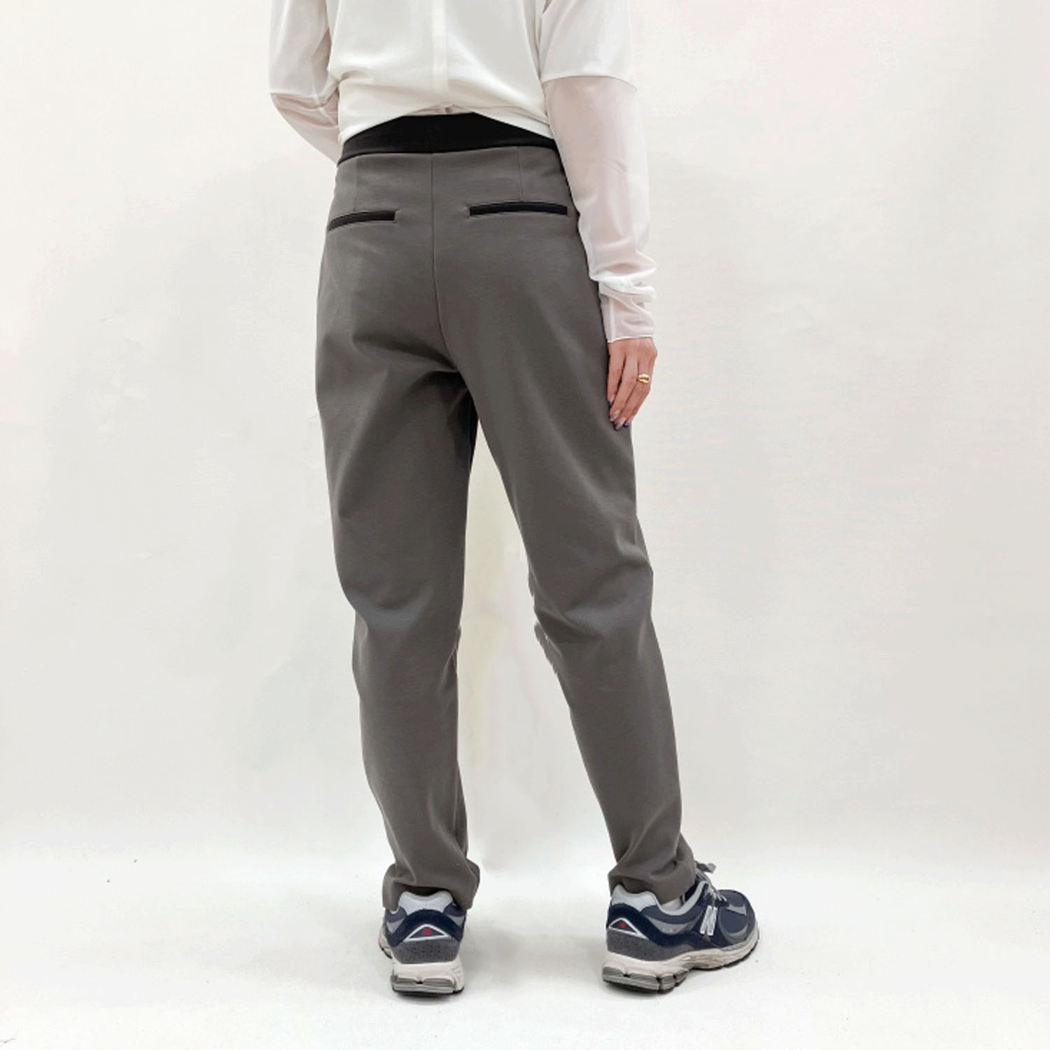 ピタッツ ネオウォームバイカラーテーパードパンツ - 画像6